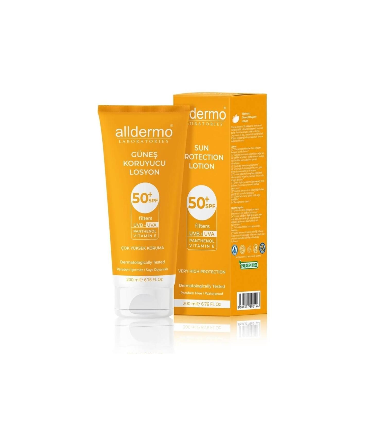 biosapphire medicine Alldermo Sun Lotion Spf50+ 200 Ml