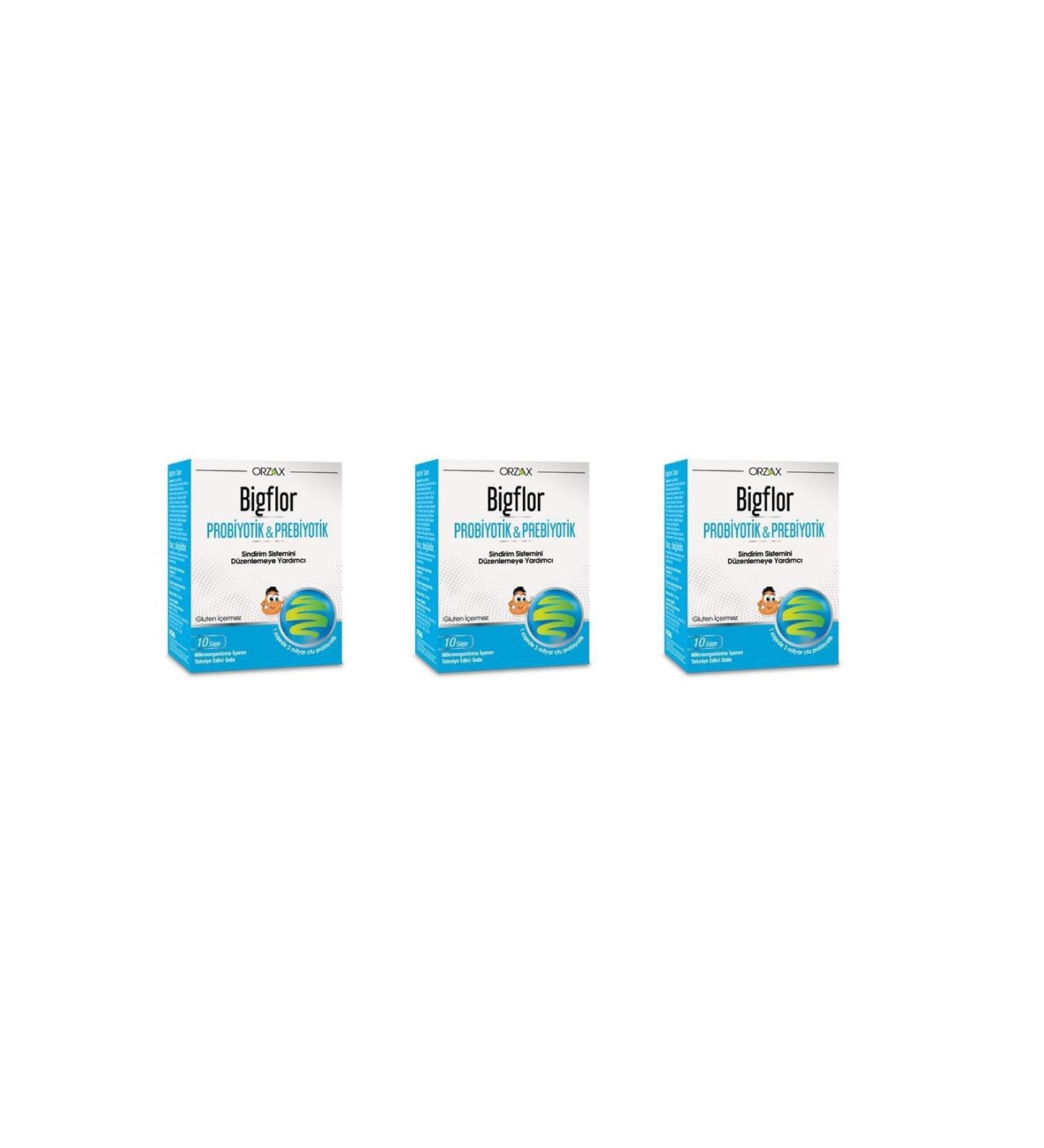 Ocean Bigflor Probiotic/Prebiotic 10 Sachet 3' Pack
