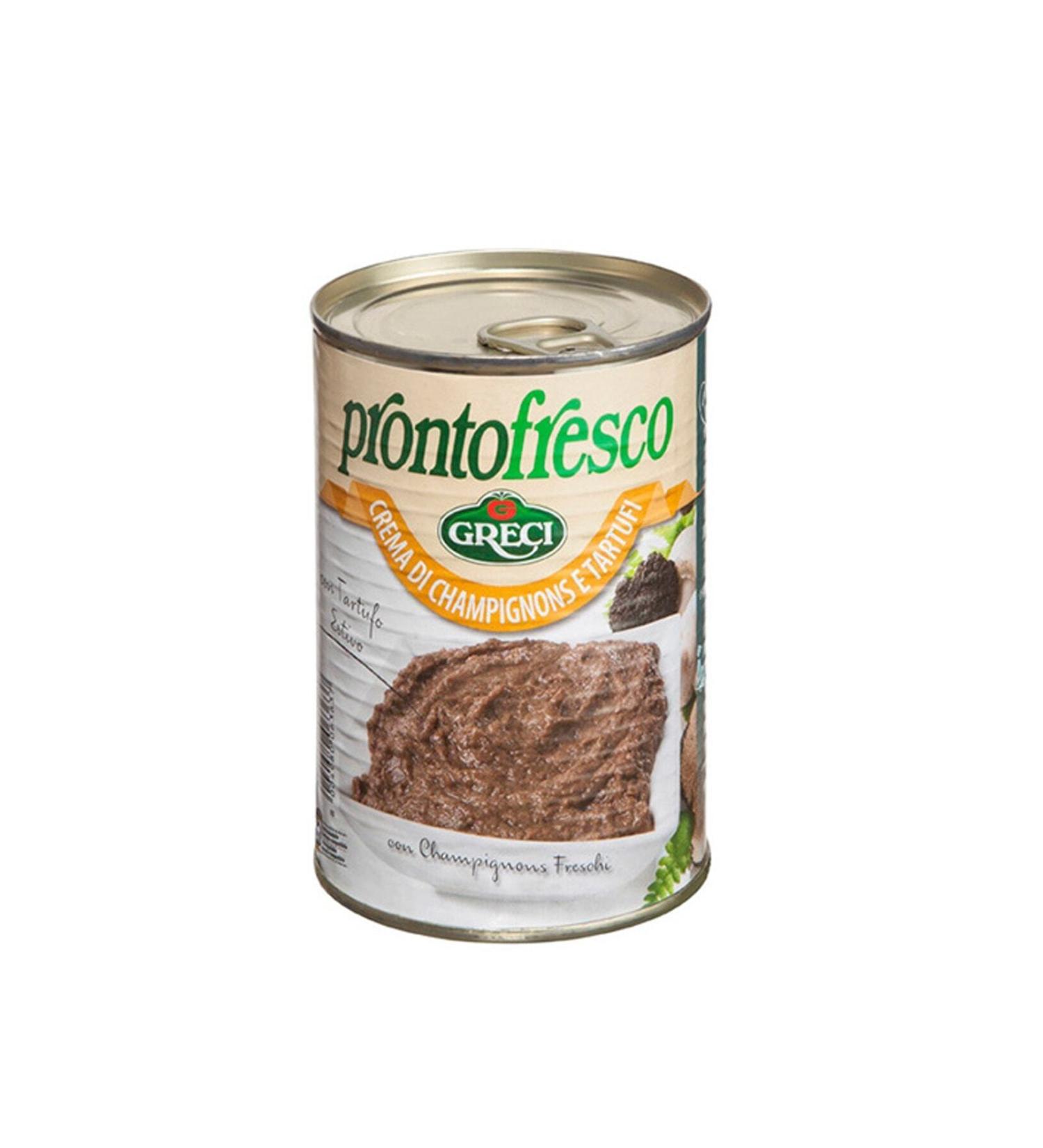 ProntoFresco Black Truffle and Mushroom Puree 400 gr. - Buy Online on GoSupps.com