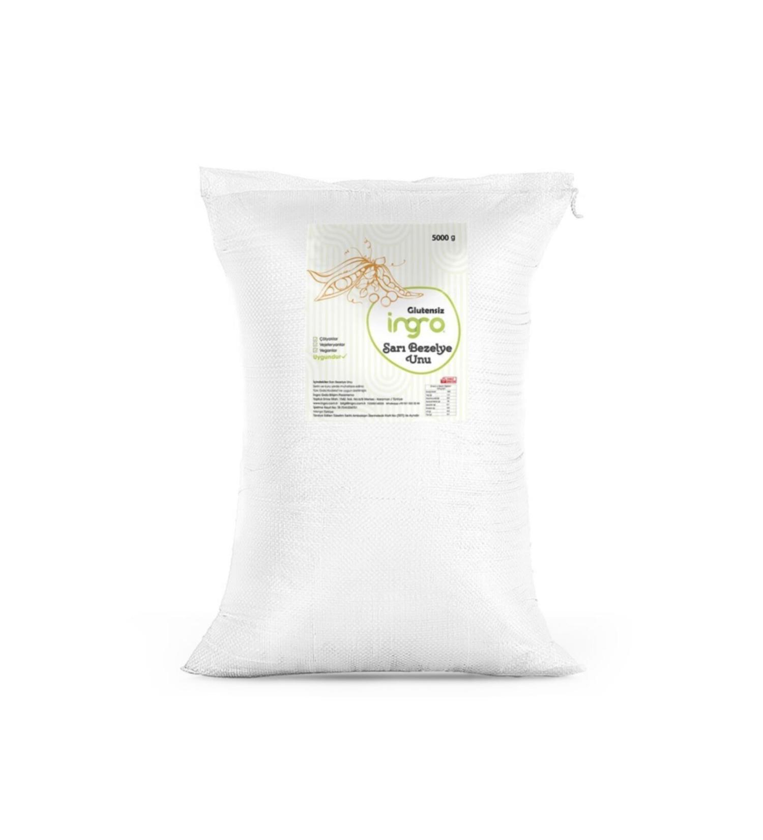 Ingro Gluten Free Yellow Pea Flour 5000 gr