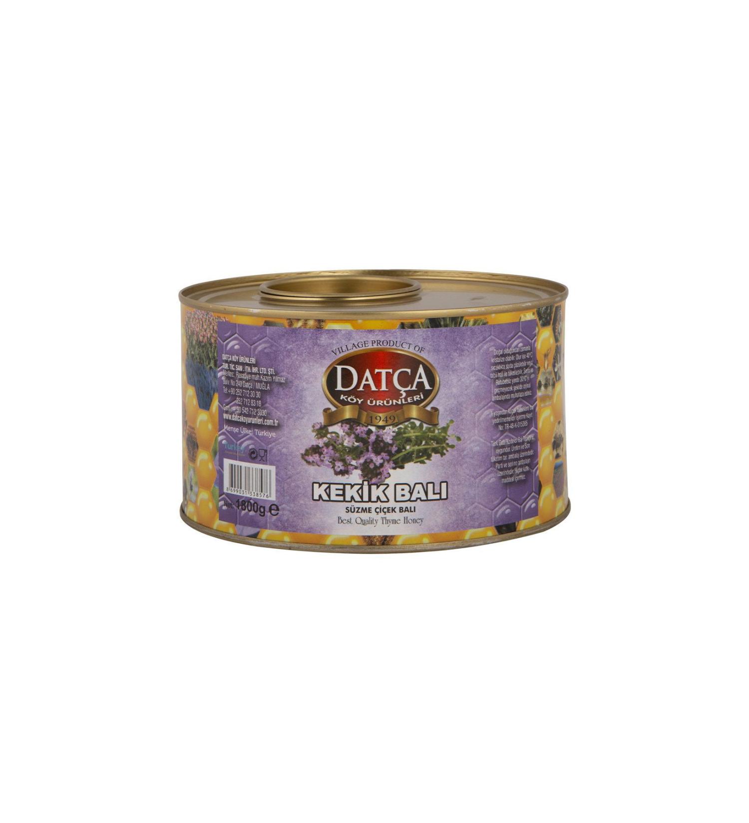 Datca Village Products 1949 Datca Thyme Honey Tin 1800 Gr
