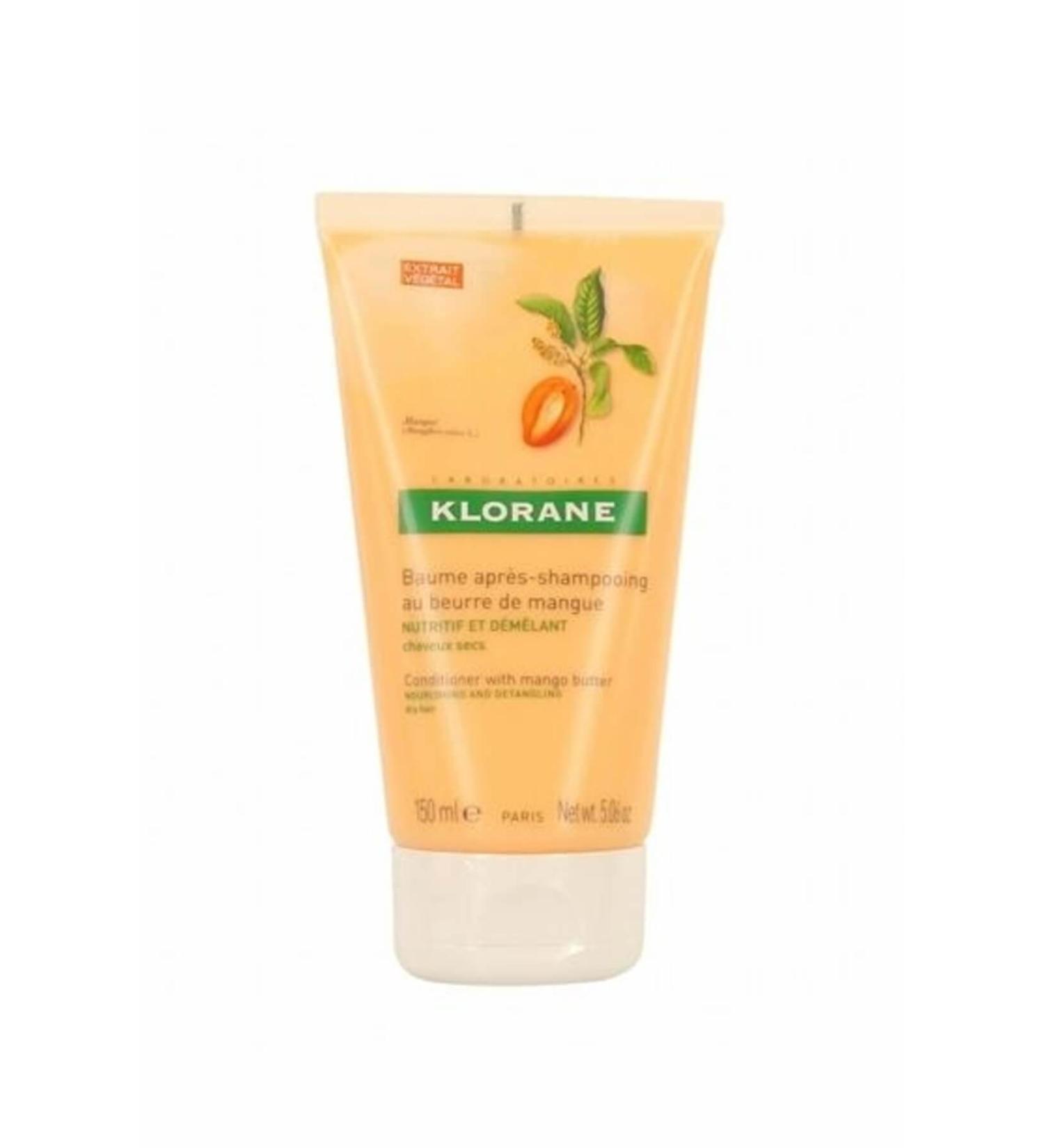 Klorane Mango Oil Conditioner for Dry Dyed and Damaged Hair 150 ml 3282779058209