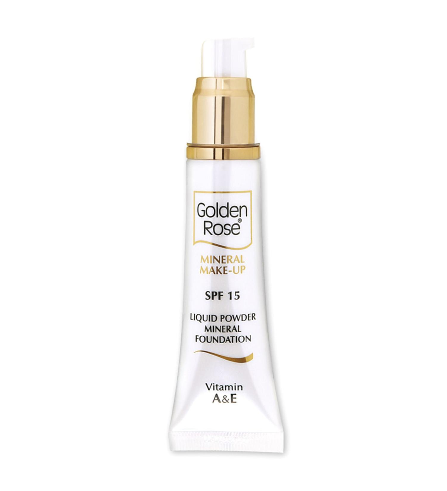 Golden Rose Mineral Foundation - Liquid Powder Mineral Foundation Spf 15 No: 09 35 ml 8691190101893