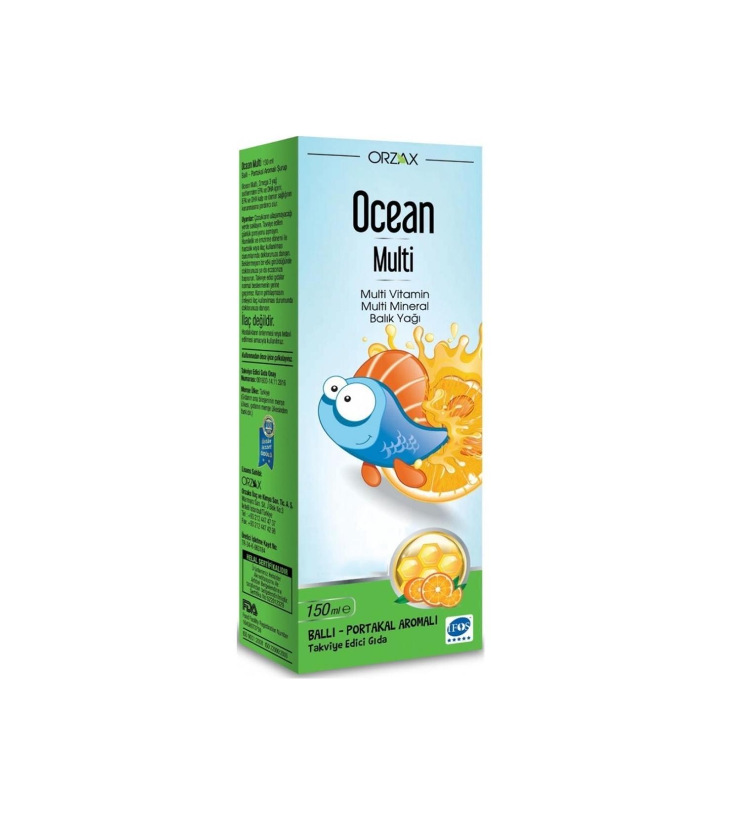 Ocean Multi Omega 3 Honey Added 150 Ml