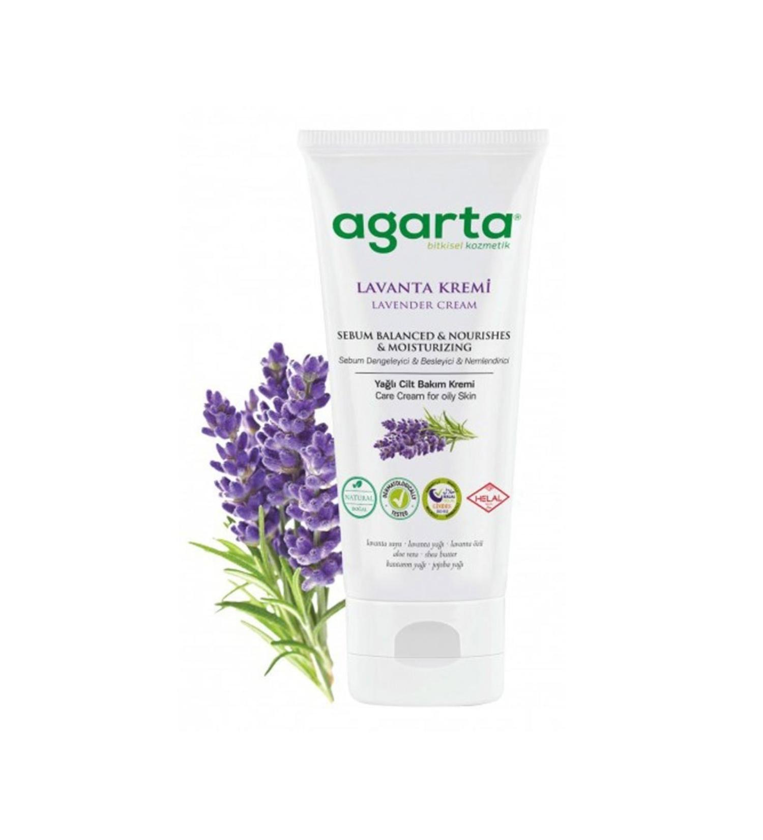 Agarta Lavender Moisturizing Nourishing Cream 75 Ml