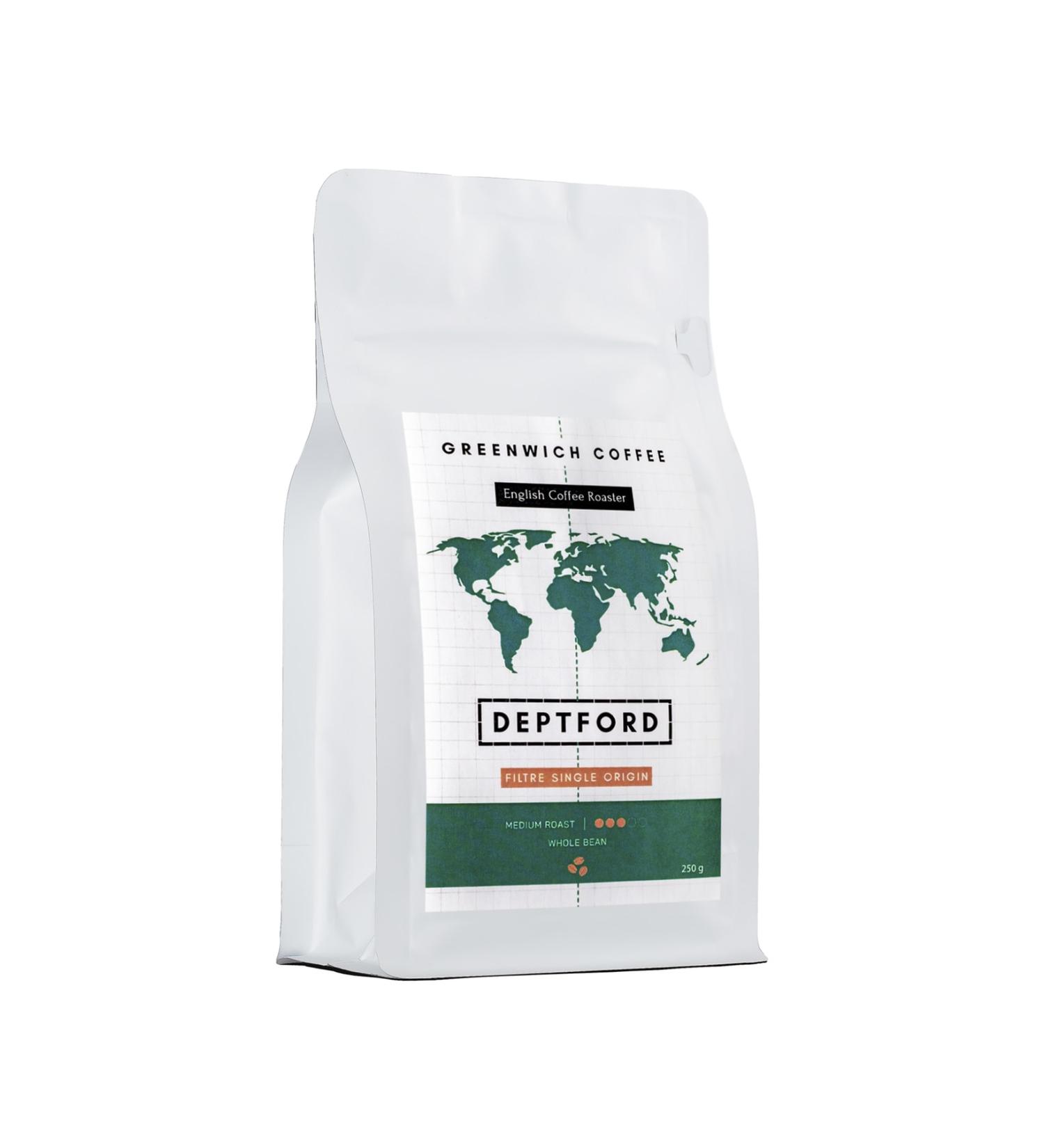 Greenwich Coffee Deptford Filter Coffee Bean Coffee 250 gr ( 0 Arabica )