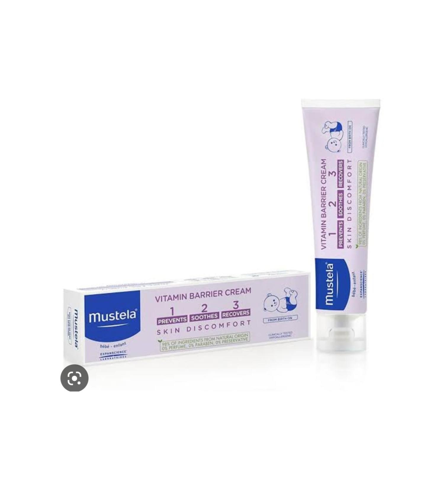 Mustela Vitamin Barrier 1 2 3 Diaper Rash Cream 100 Ml.