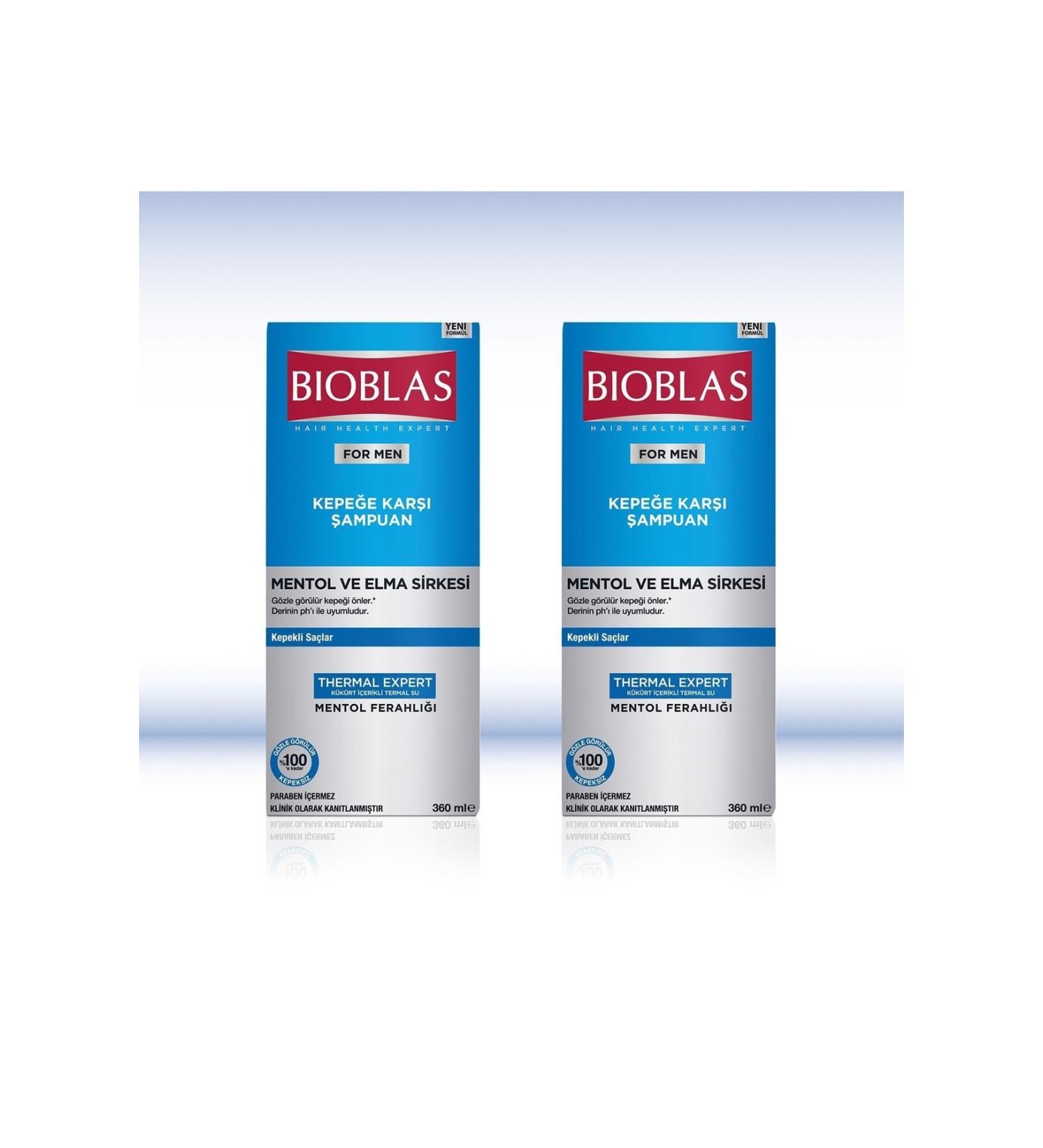 Bioblas Bioblas Anti-Dandruff Shampoo For Men 360 ml X 2 Pieces - Buy Online on GoSupps.com