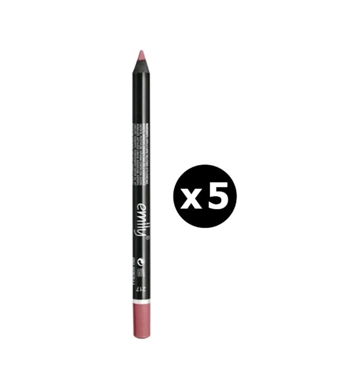 Golden Rose Emily Lip Pencil 5 Piece No: 217