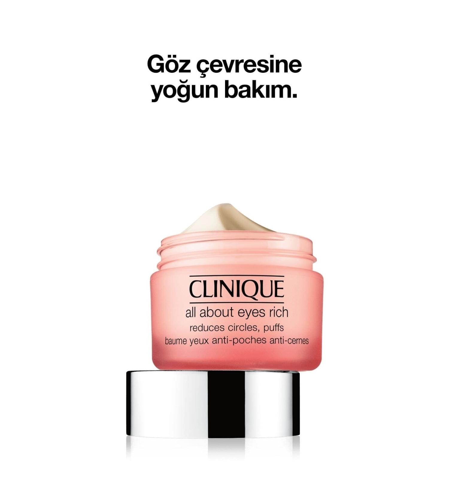 Clinique All About Eyes Rich Anti-Eye Bags Anti-Line And Blemish Intensive Care Cream 30 Ml 015