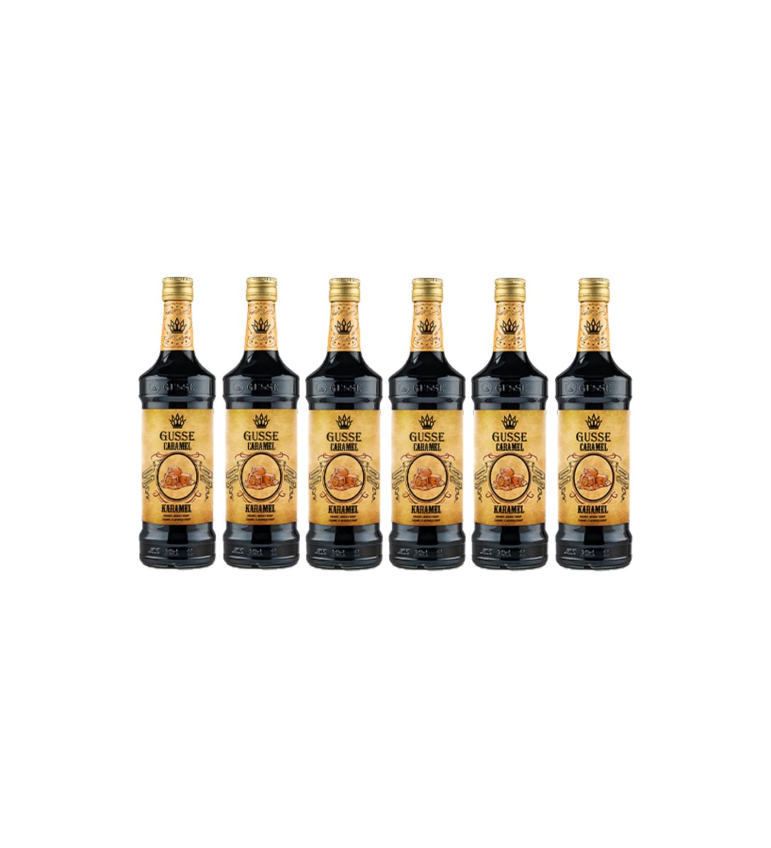 Gusse Caramel Flavored Cocktail Syrup 6x 700 Ml