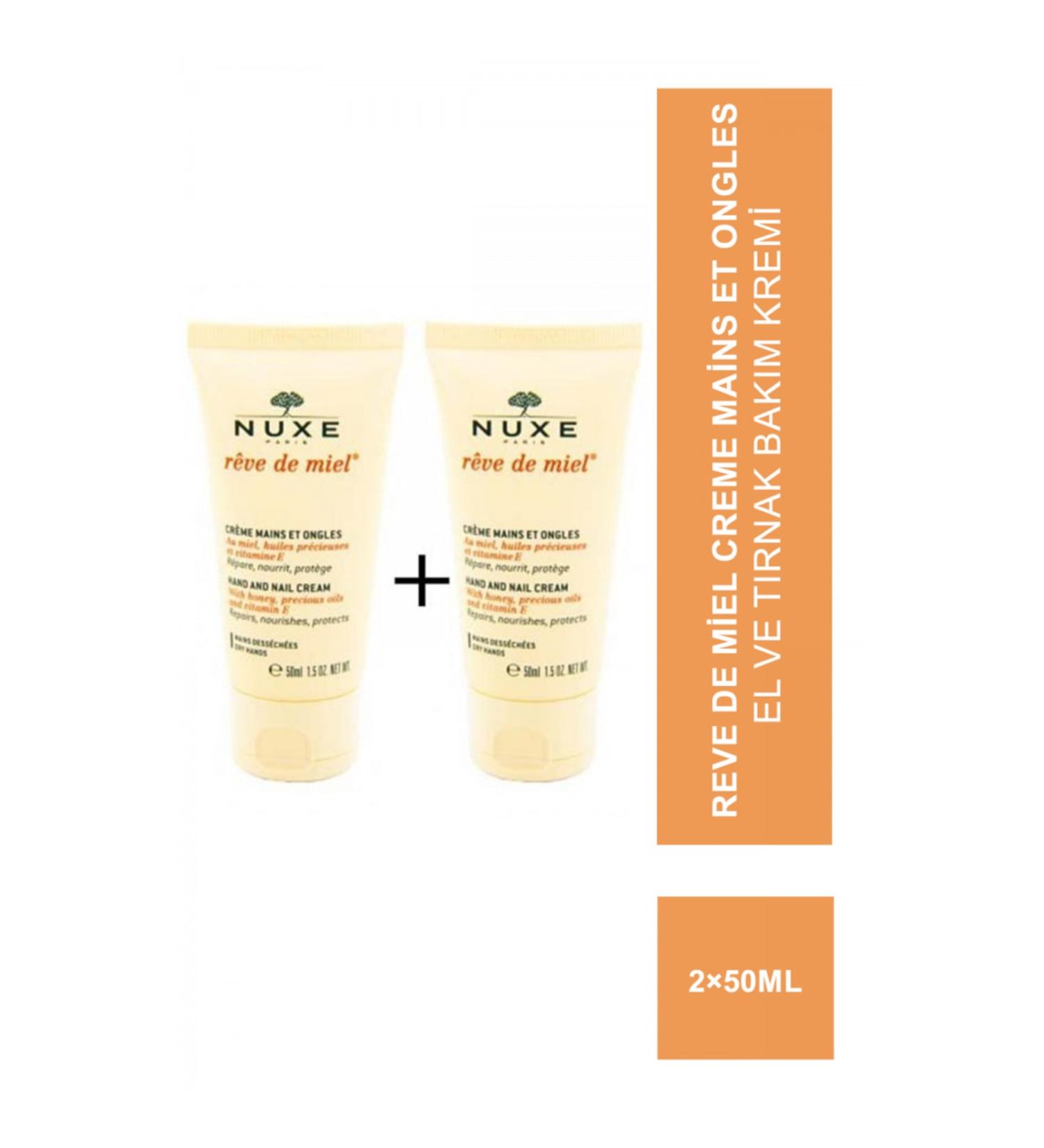 Nuxe Reve De Miel Creme Mains Et Ongles 2x50 ml