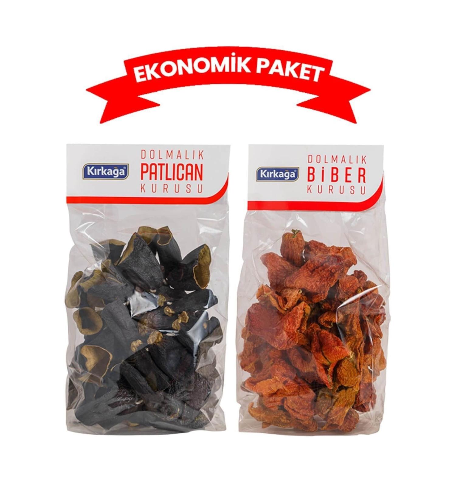 K rka a Dried Bell Pepper 1 String (40-45 Pieces) - Dried Bell Eggplant 1 String (40-45 Pieces)