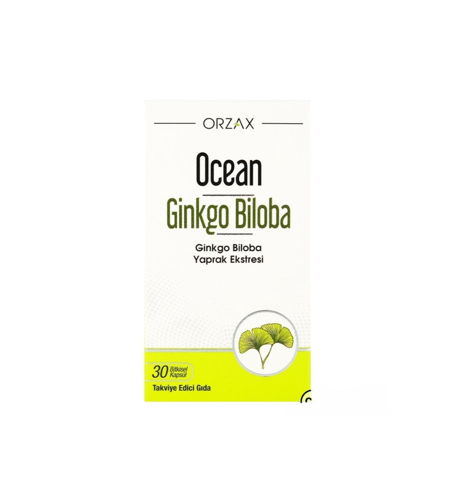 Ocean Ginkgo Biloba 30 Capsules