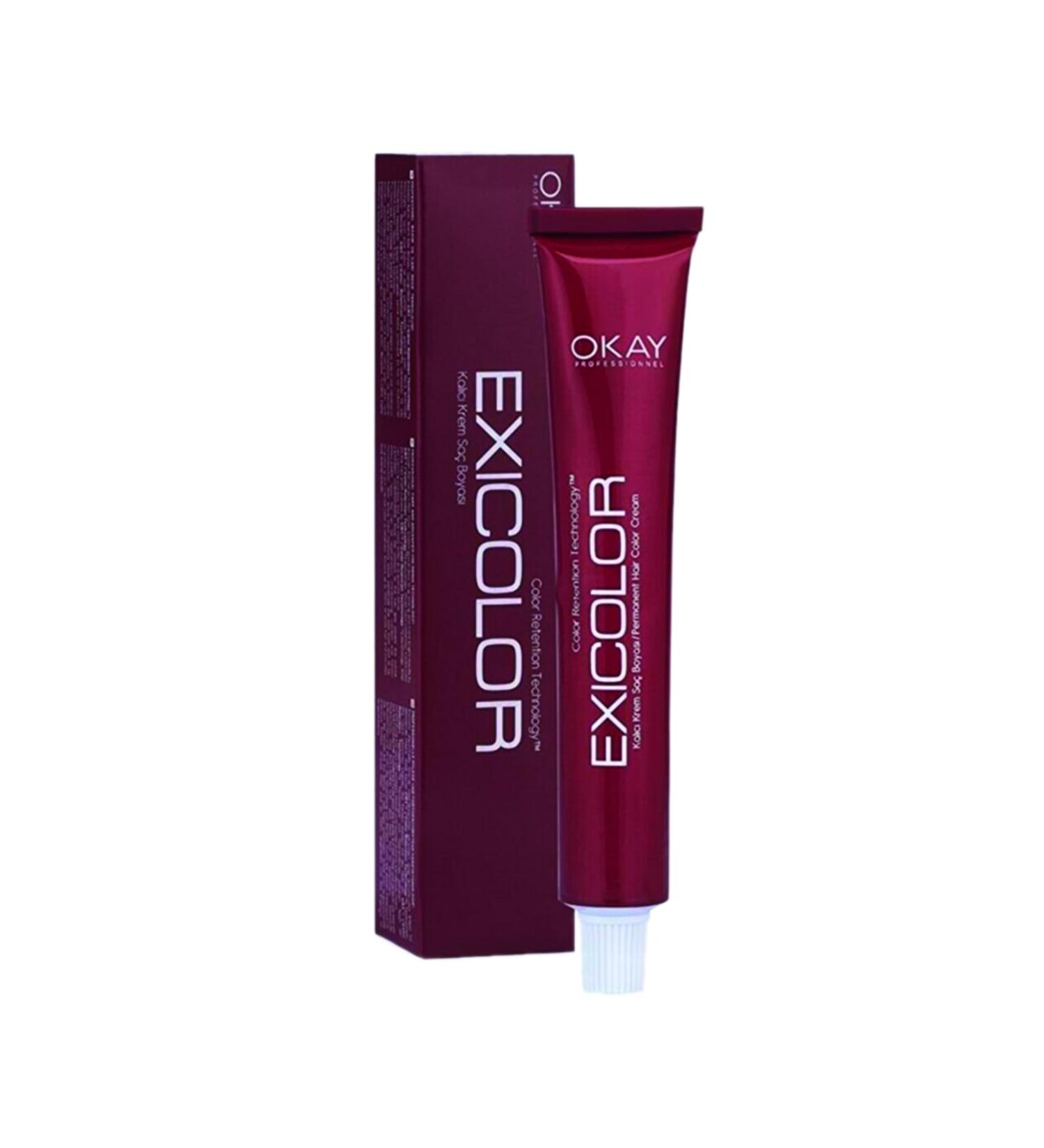 Exicolor 7 Blonde Permanent Cream Hair Dye