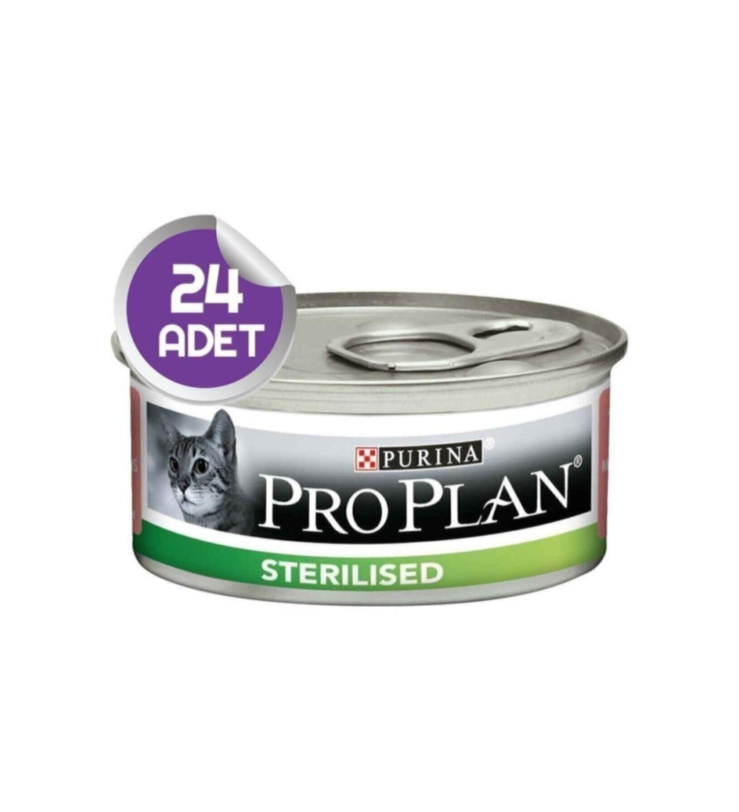 Pro Plan Proplan Sterilized Salmon Sterilized Cat Canned Food 85 Gr X 24