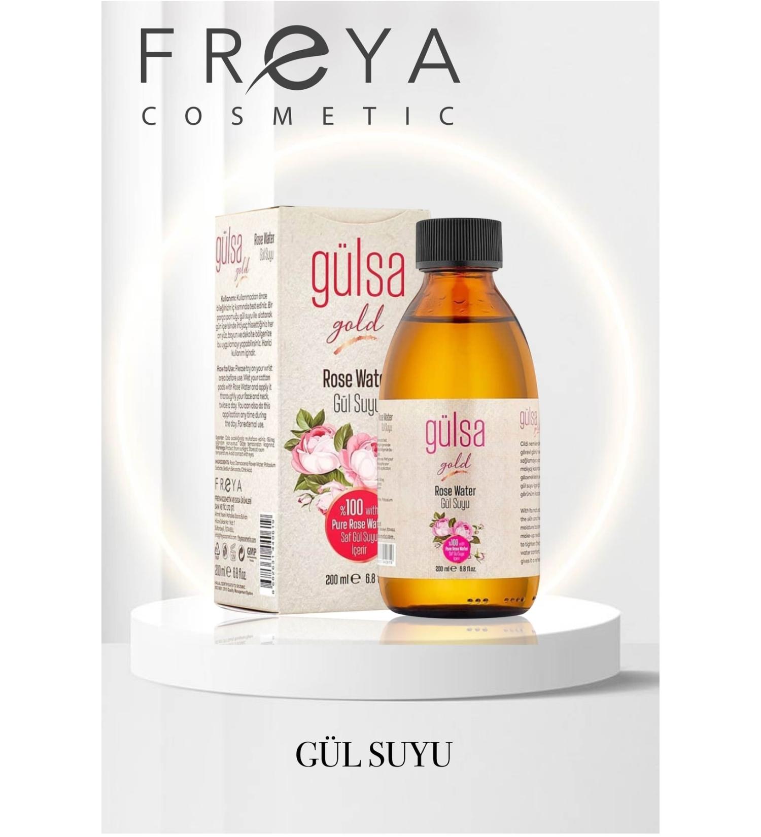 Gulsa Gold Rose Water 200 ml - Buy Online on GoSupps.com