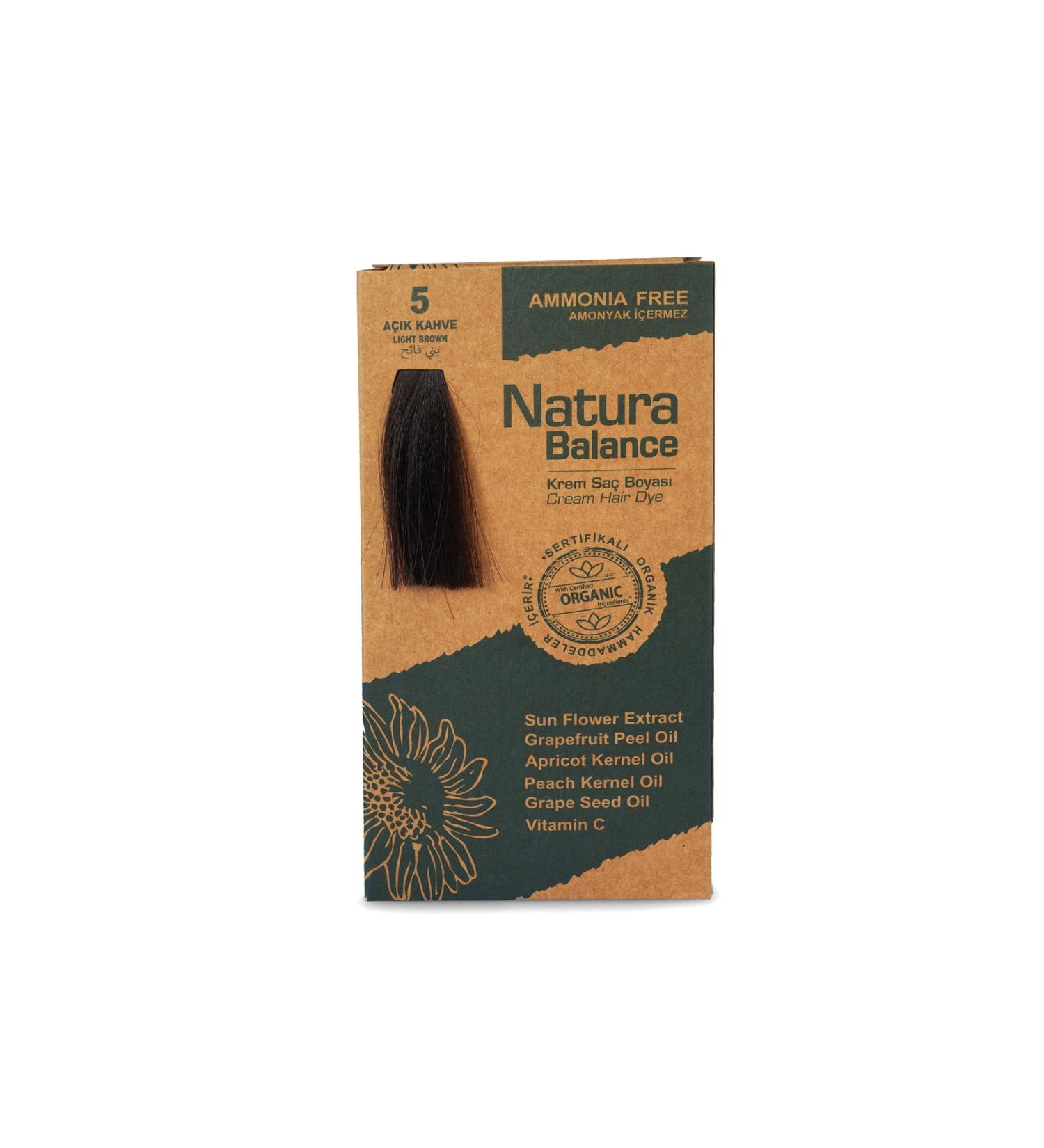 NATURABALANCE Nb Organic Hair Dye No: 5 Light Brown