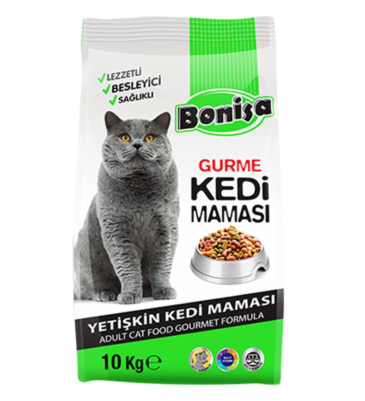 bonisa 10 kg Gourmet Adult Cat Food