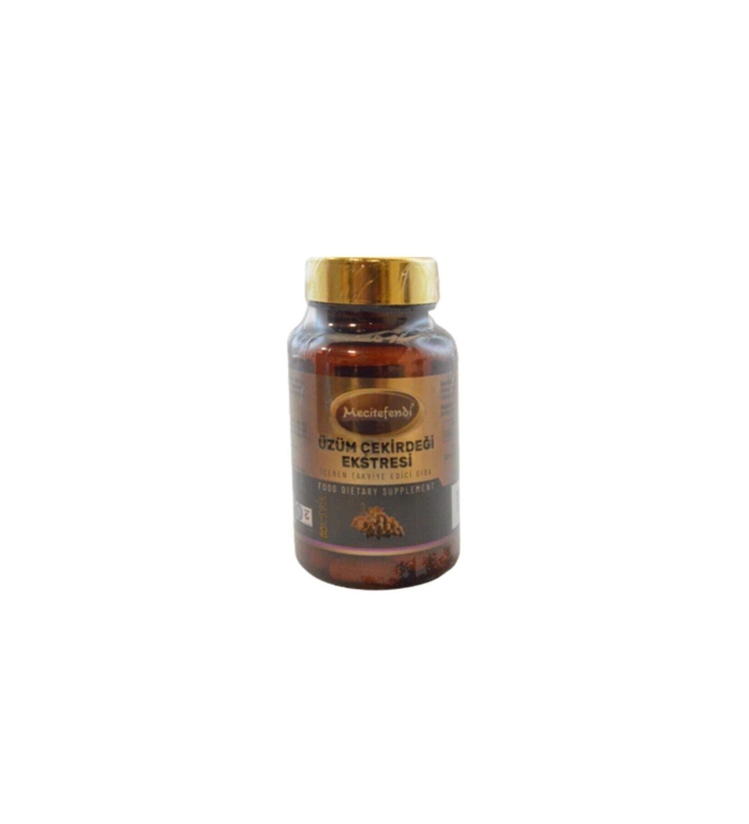 Mecit Efendi Grape Seed Extract Containing Supplementary Food 60 Capsules 545 Mg