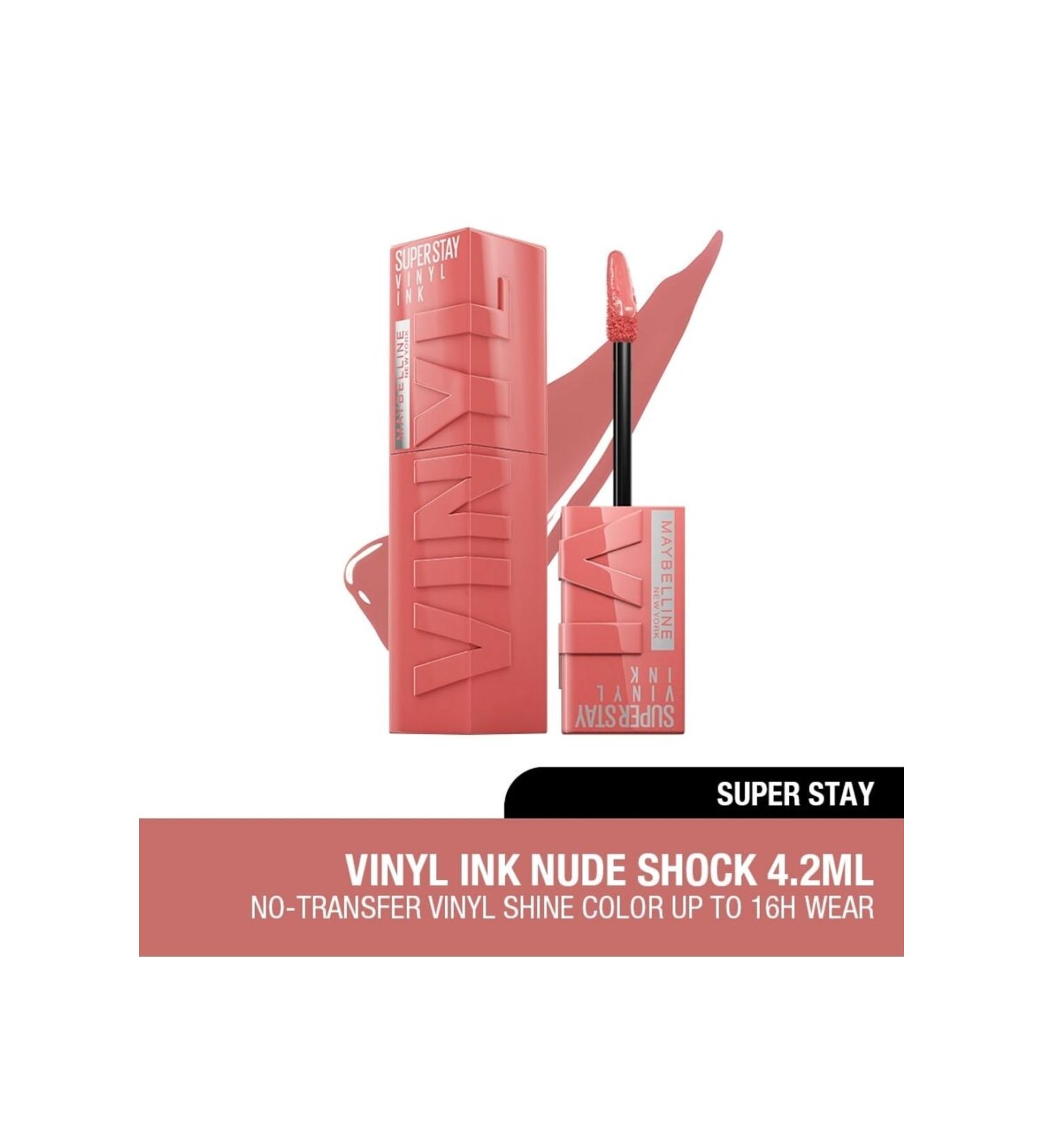 Maybelline New York Super Stay Vinyl Ink Long-Lasting Liquid Glossy Lipstick 100 Charmed