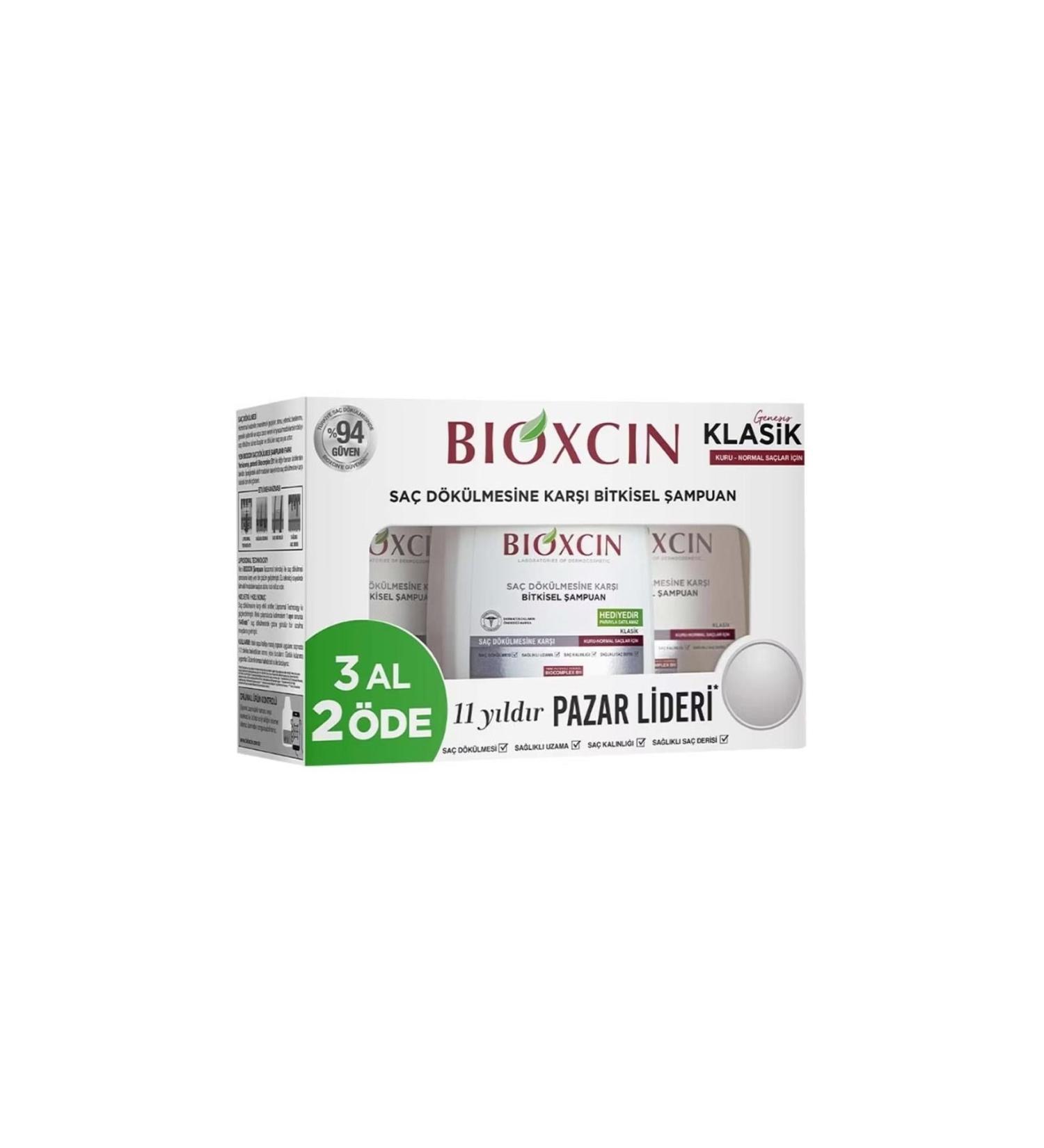 Bioxcin Genesis Shampoo For Dry And Normal Hair 3 X 300 Ml -vb805
