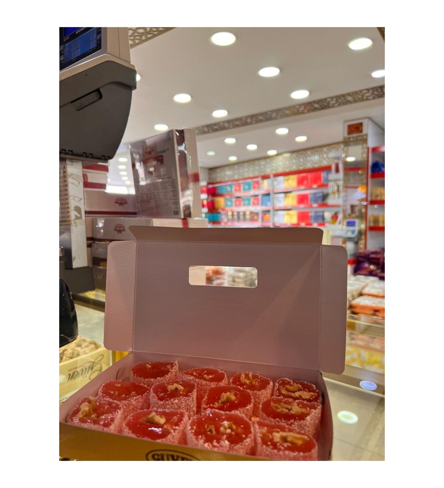 G ven ekerleme Walnut Wrapped Rose Flavored Turkish Delight 1kg