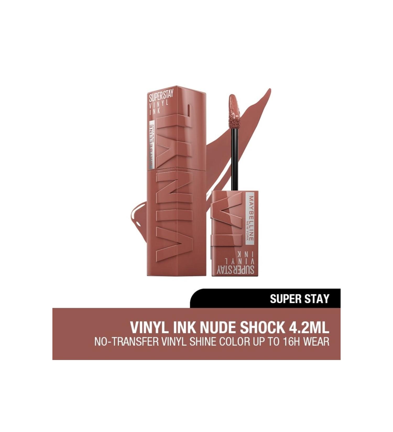 Maybelline New York Super Stay Vinyl Ink Long-Lasting Liquid Glossy Lipstick 120 Punchy