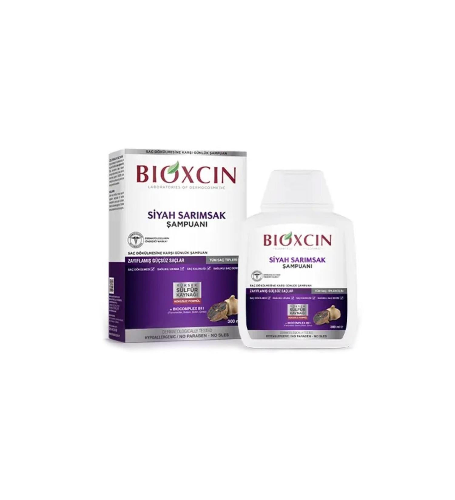 Bioxcin Black Garlic Anti Hair Loss Shampoo 300 Ml -vb810