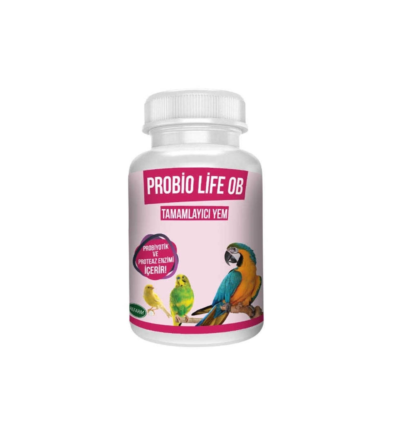 Profarm Probio Life Ob - Digestive Regulator Probiotic for Ornamental Birds 50g