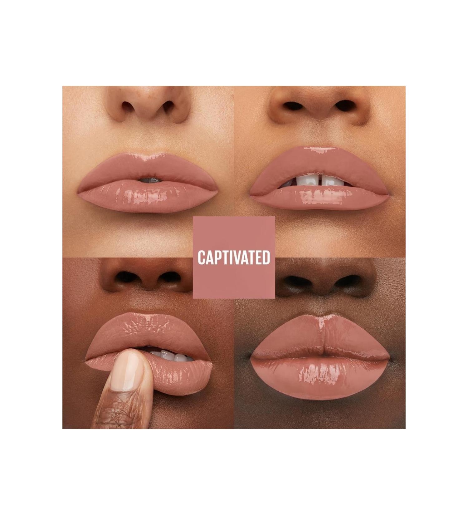 Maybelline New York Super Stay Vinyl Ink Long-Lasting Liquid Glossy Lipstick 95 Captivated