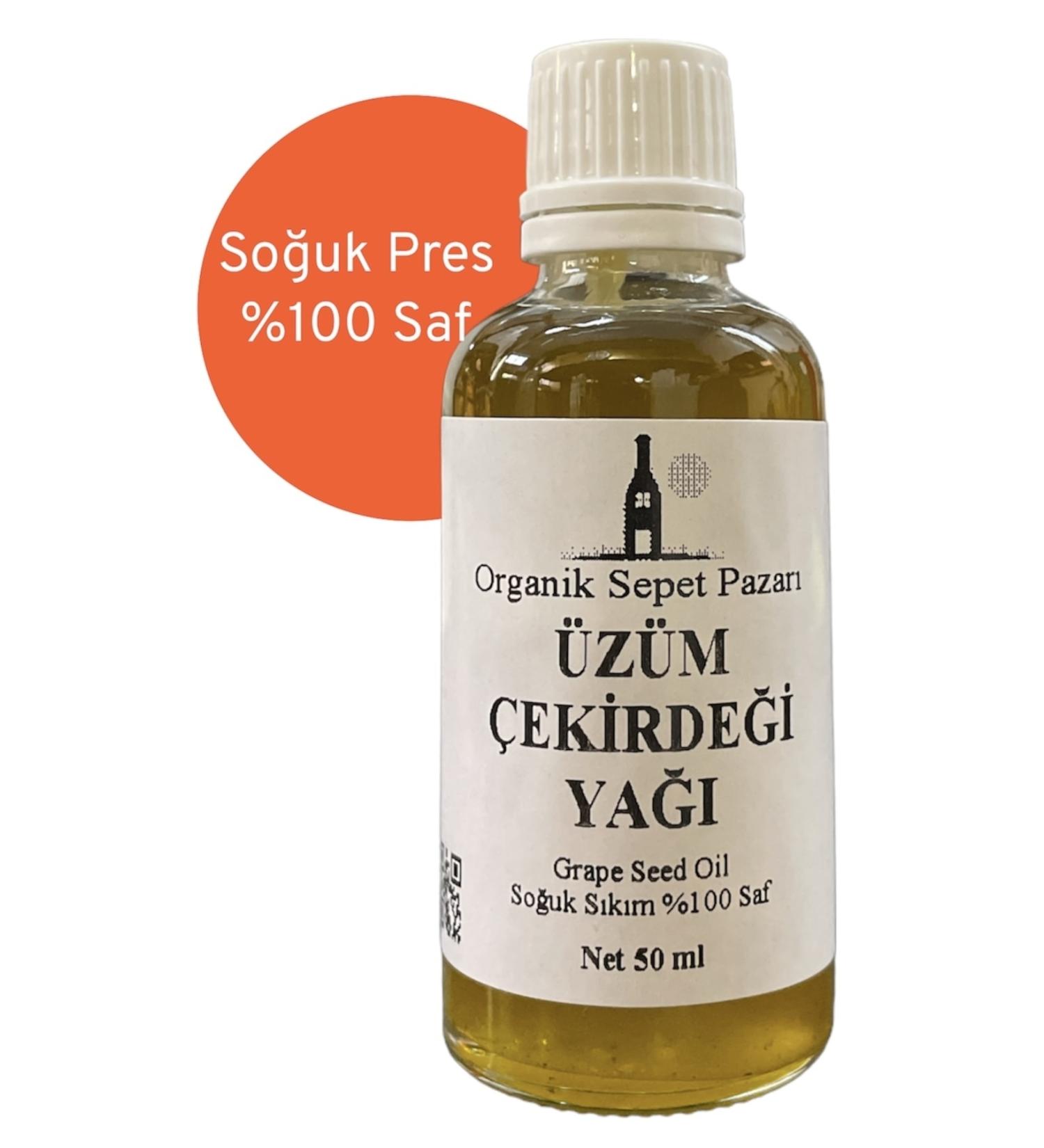 Organic Basket Market Grape Seed Oil (Cold Press) 50 Ml