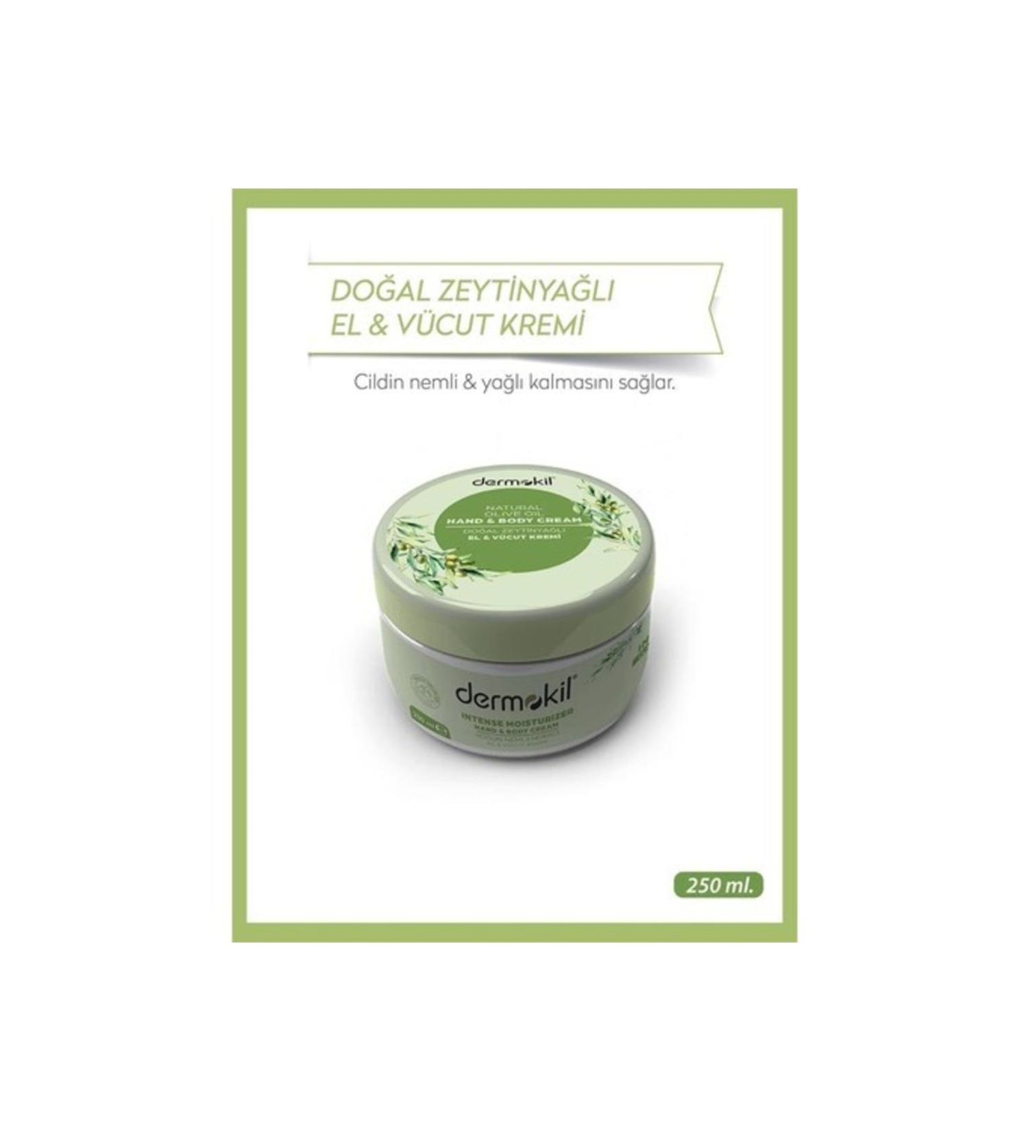Dermokil Olive Oil Hand and Body Cream 250 Ml - Buy Online on GoSupps.com