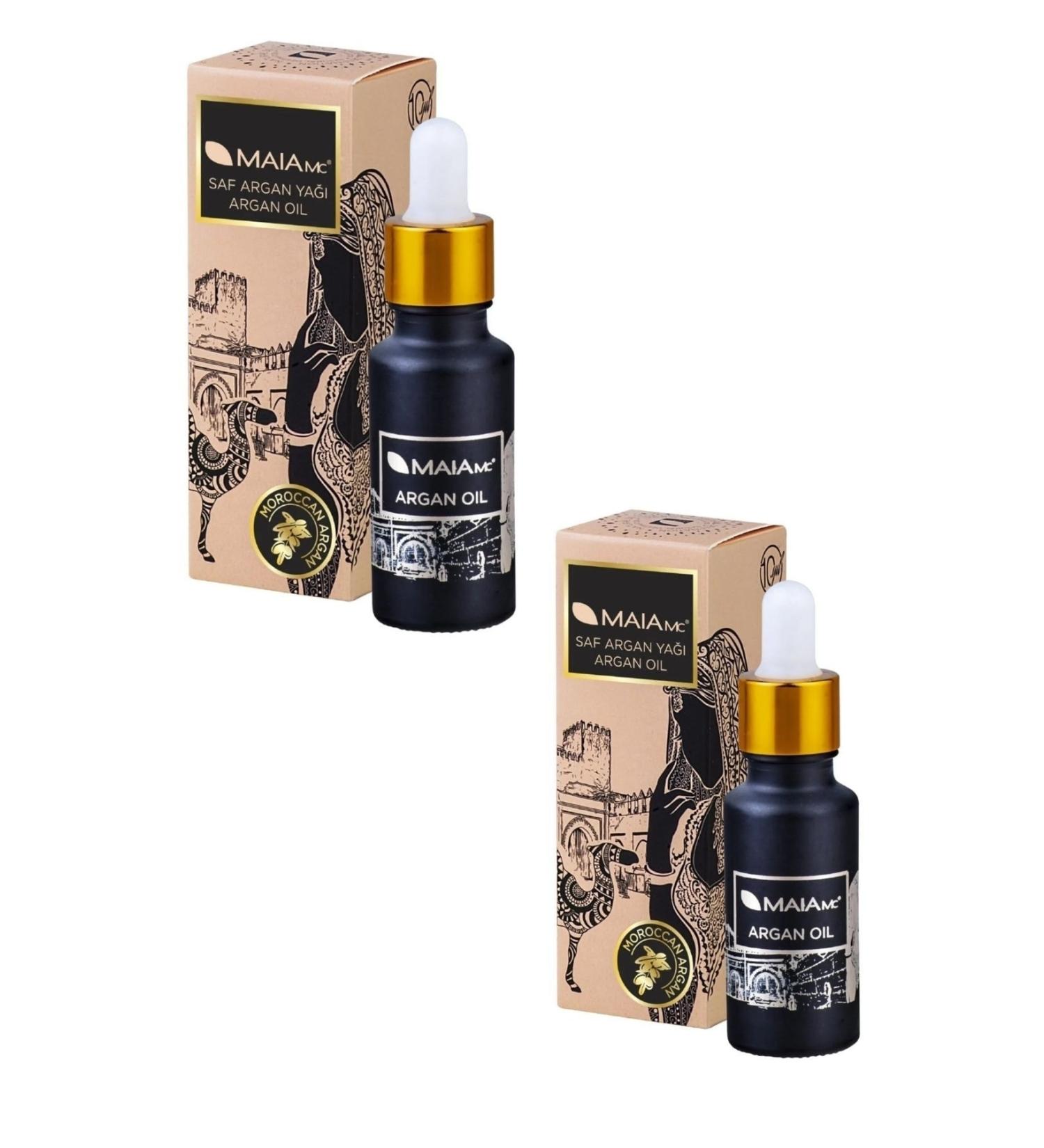 Maia mc Pure Argan Oil Skin and Hair Care 20 ml X 2 Pieces