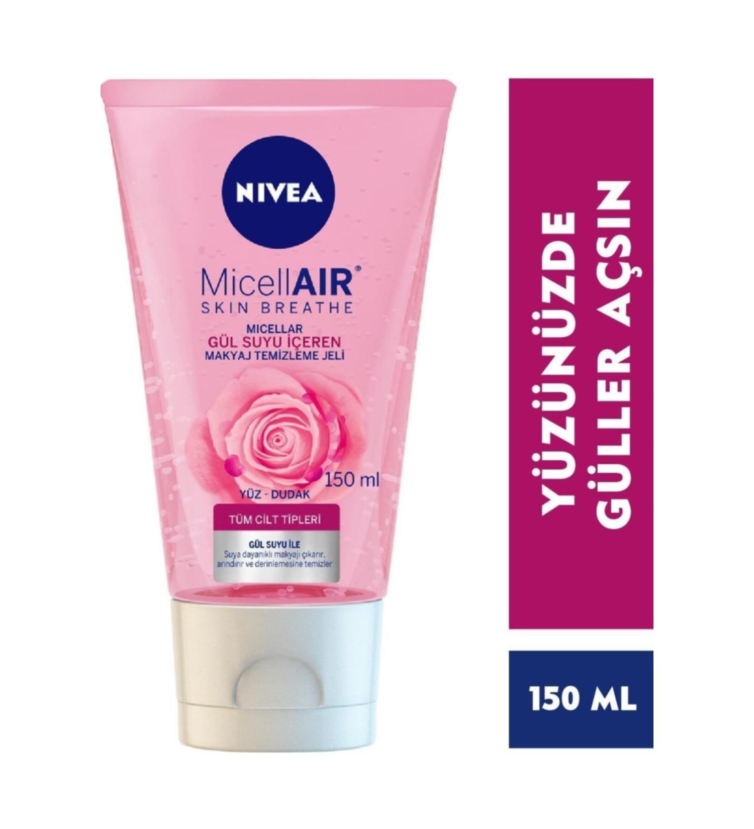 NIVEA Nivea Micellar Rose Water Makeup Remover Gel 150 ml