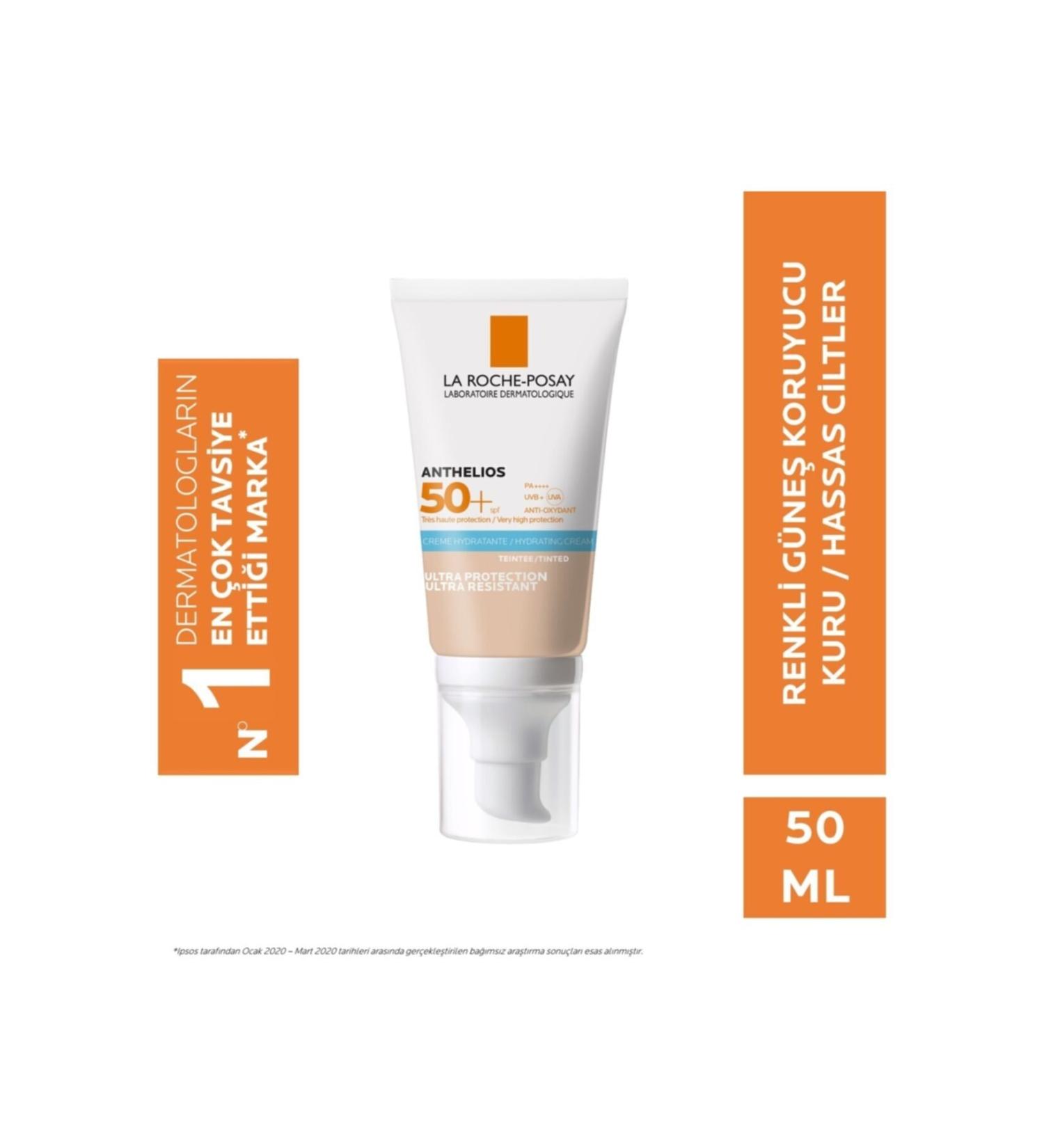 La Roche Posay Anthelios Ultra Hydrating Cream Spf 50+ Tinted 50 Ml
