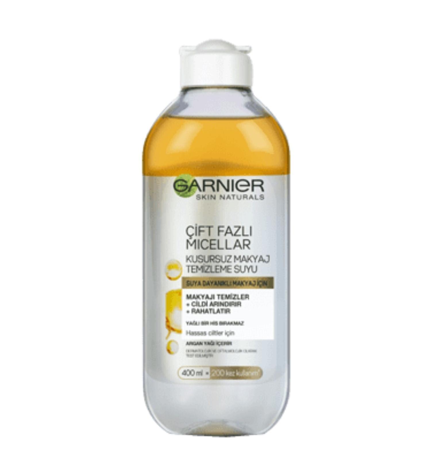 Garnier Dual Phase Micellar Flawless Make-Up Remover Water - Buy Online on GoSupps.com