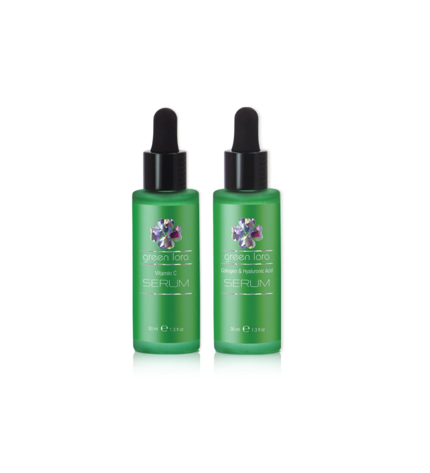 GREEN LORA Vitamin C Serum and Collagen 2 in 1 30ml