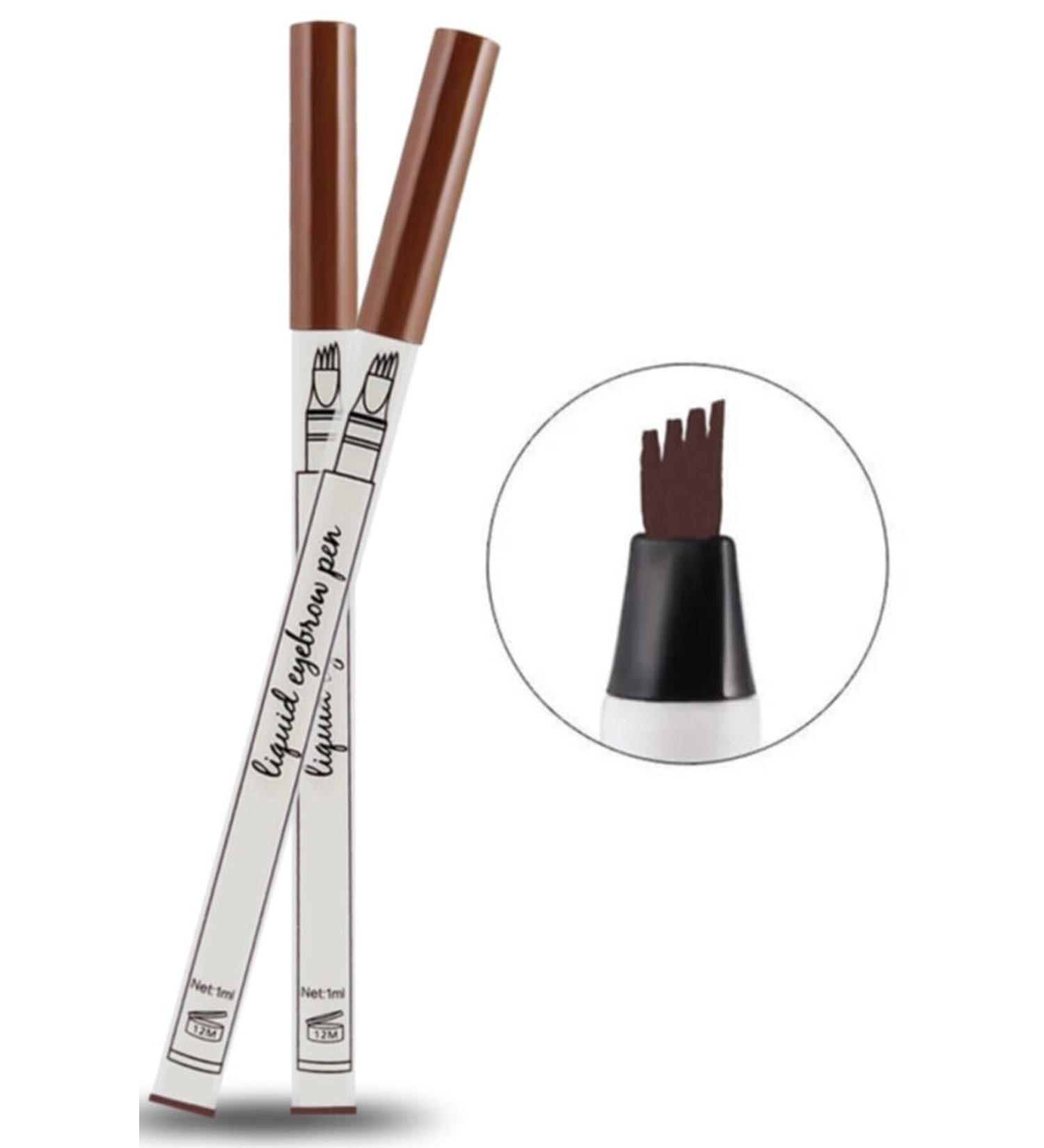 Chermik Fine Sketch Permanent Eyebrow Pencil - Permanent Make-up - Waterproof Chestnut
