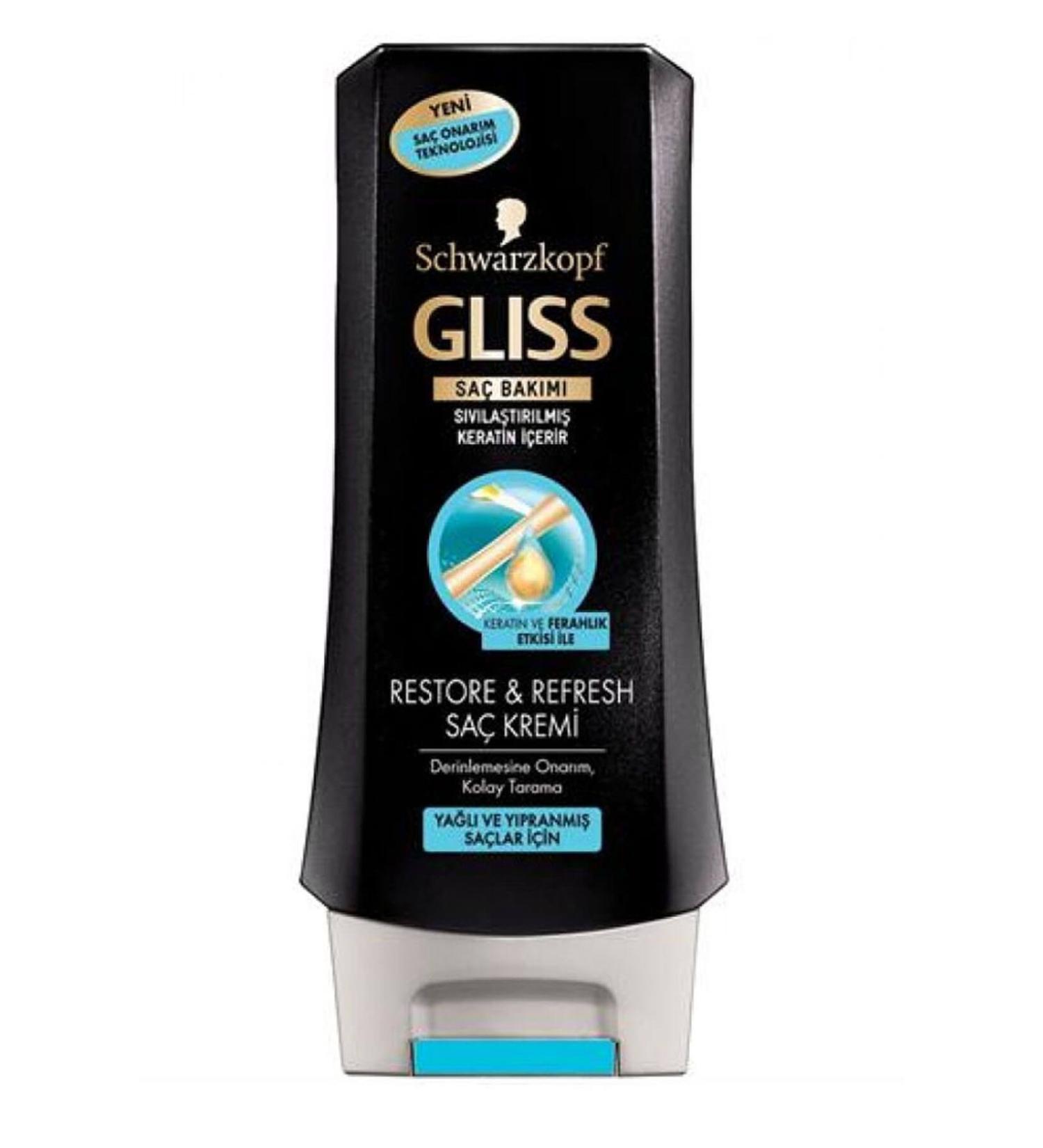 Gliss Restore & Refresh Hair Conditioner 400Ml