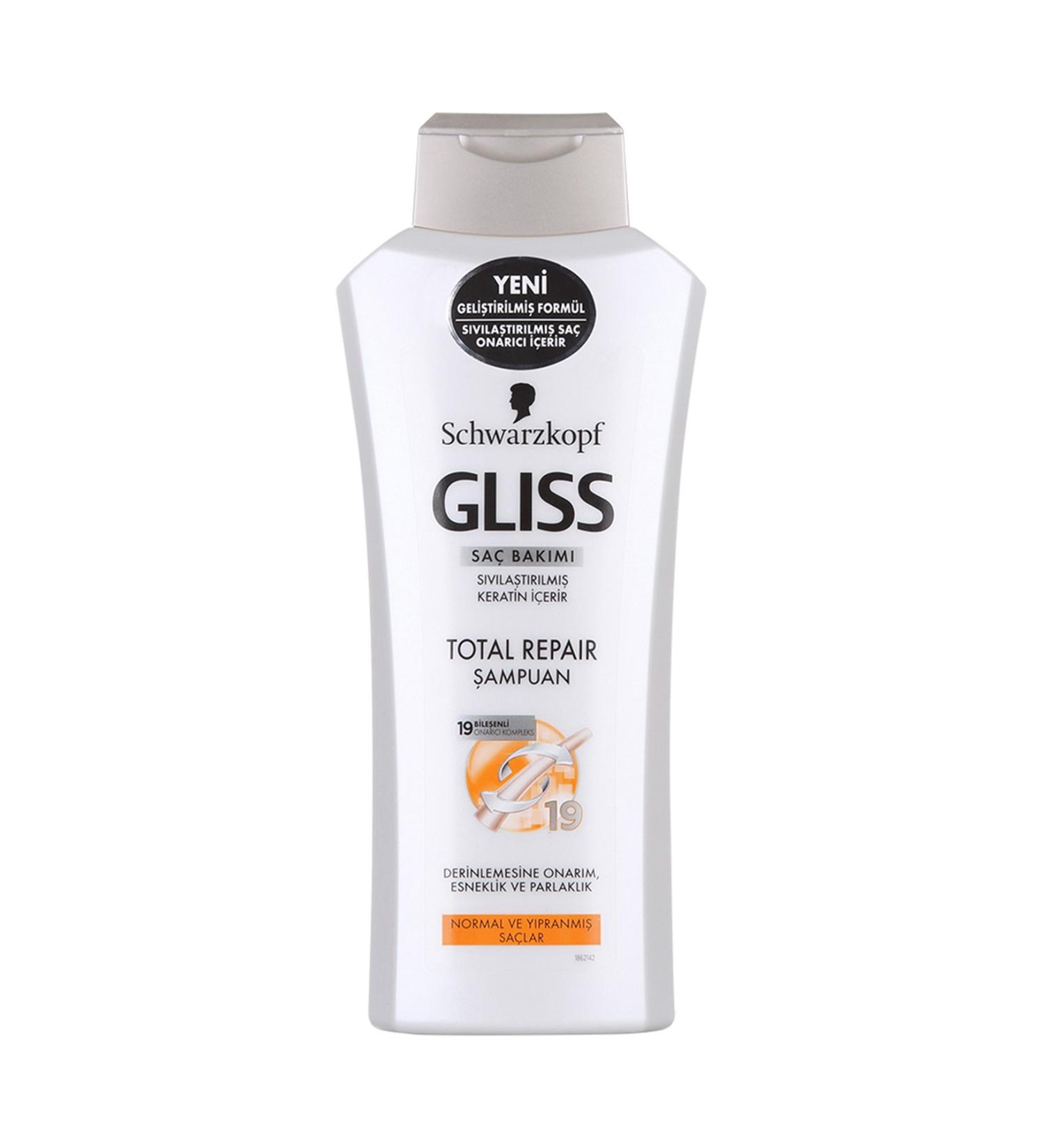 Gliss Normal and Damaged Hair Repair Shampoo 650 ml.