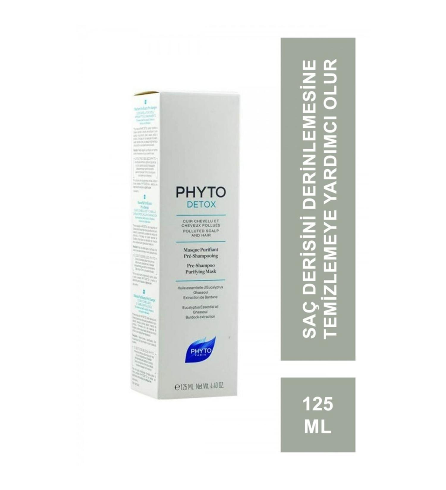 Phyto Detox Pre-Shampoo Purifying Mask 125 Ml