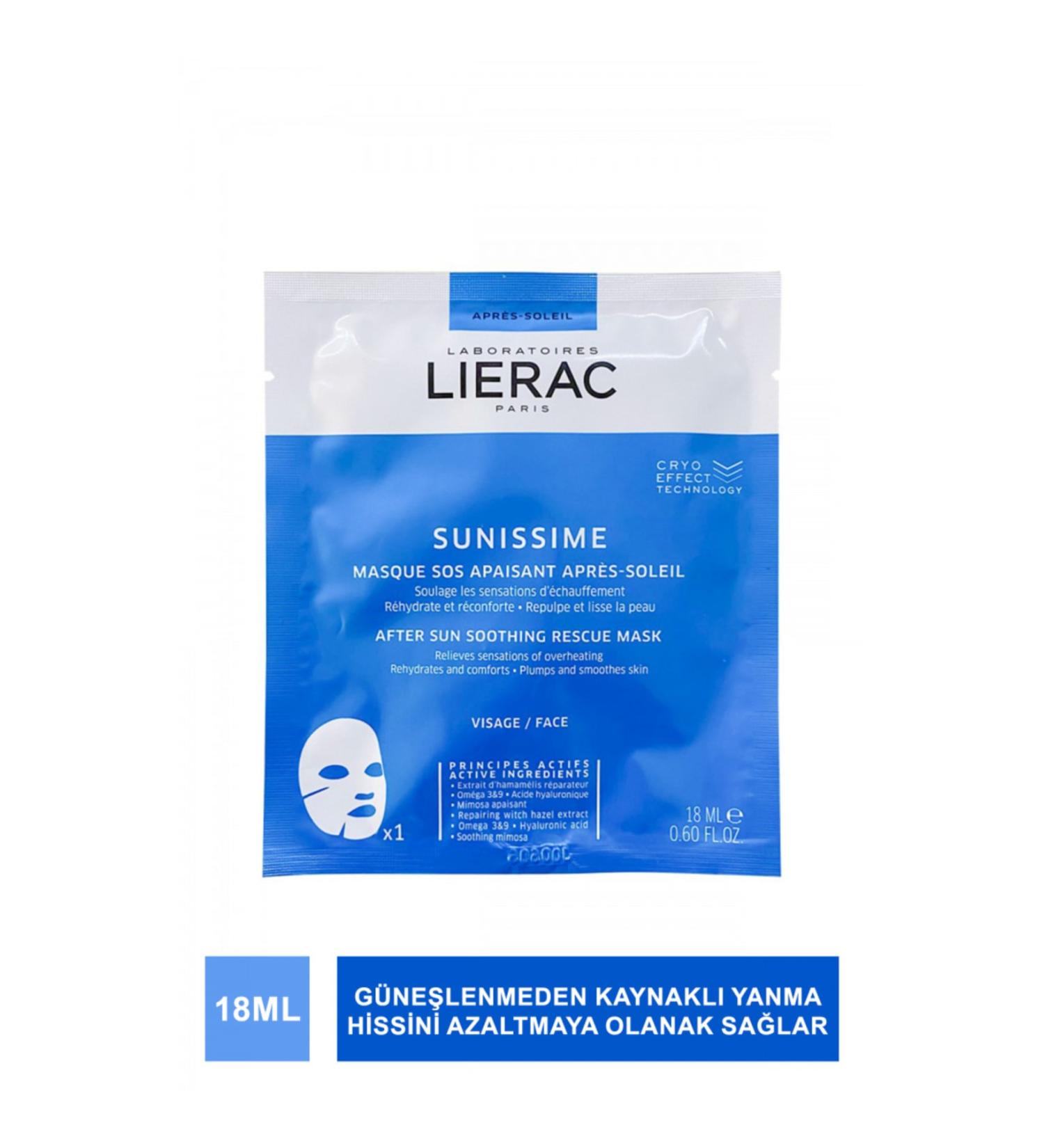 Lierac Sunissime After Sun Soothing Rescue mask 18 Ml