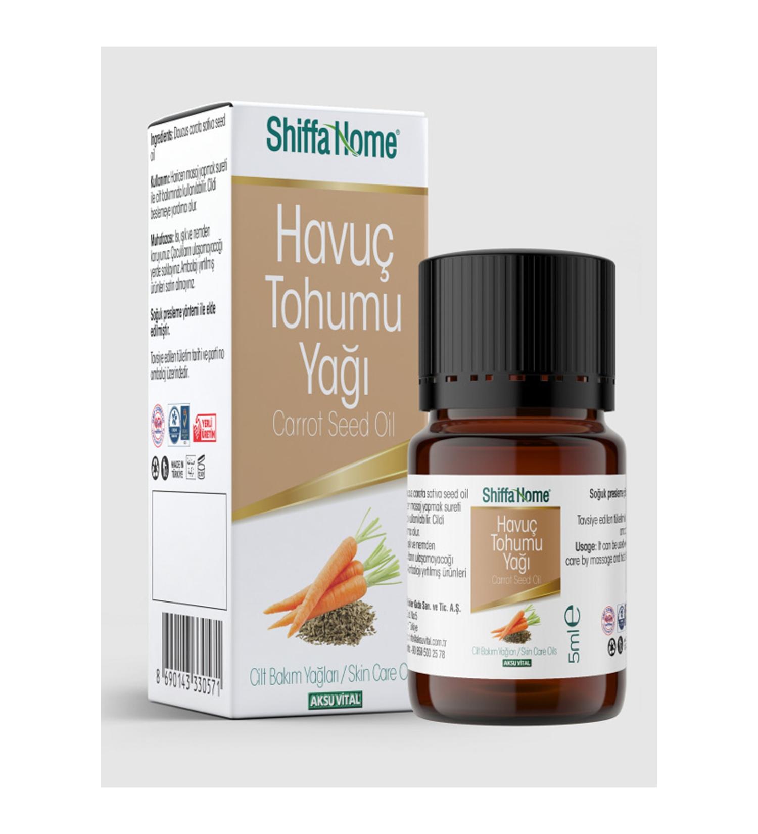 Shiffa Home Carrot Seed Oil 5ml