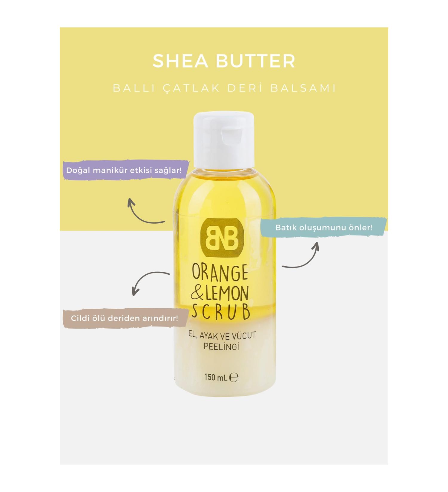 BNB Orange & Lemon Scrub - Orange and Lemon Peeling 150ml