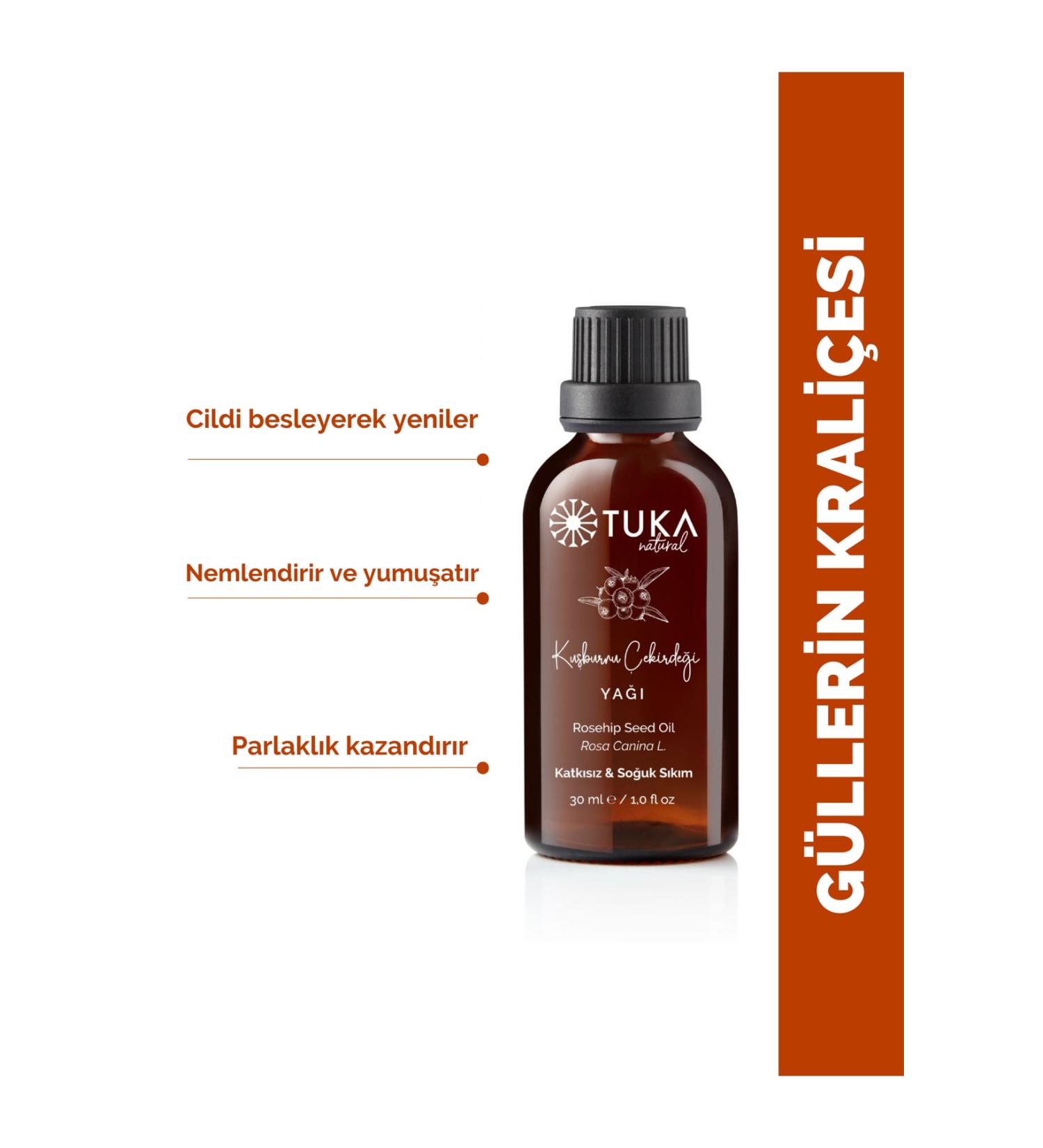 TUKA NATURAL Organic Rosehip Seed Oil 30ml - Buy Online on GoSupps.com