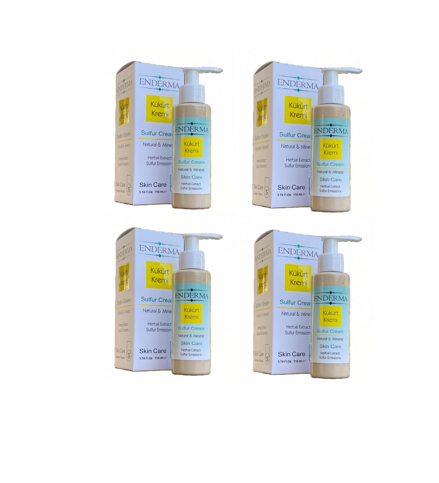 enderma Sulfur Cream 110 ml (4 PIECES)