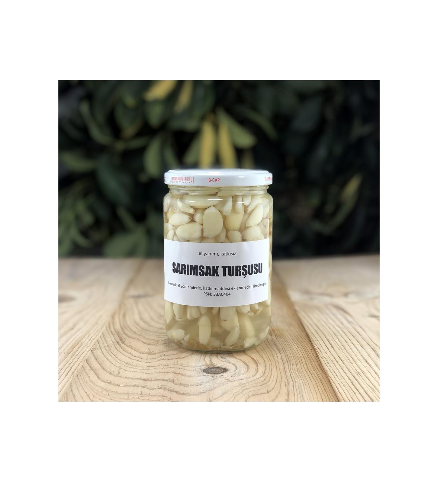 Silifke Basket Homemade Peeled Garlic Pickle 720 gr. - Buy Online on GoSupps.com