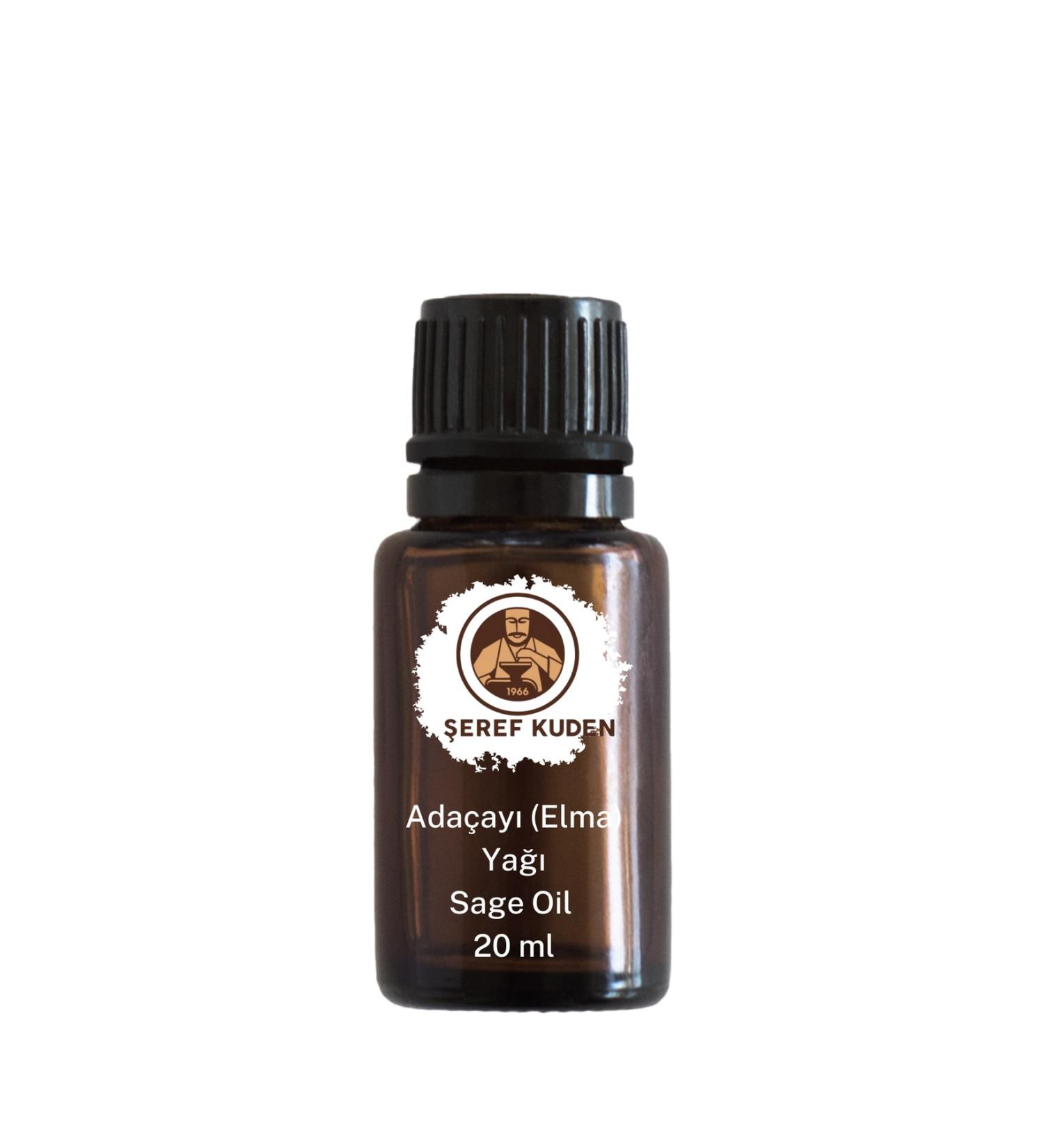 SEREF KUDEN DRIED COFFEE AND SPICES 0 Pure and Natural Bitter Apple Sage Oil 20ml (Handmade)