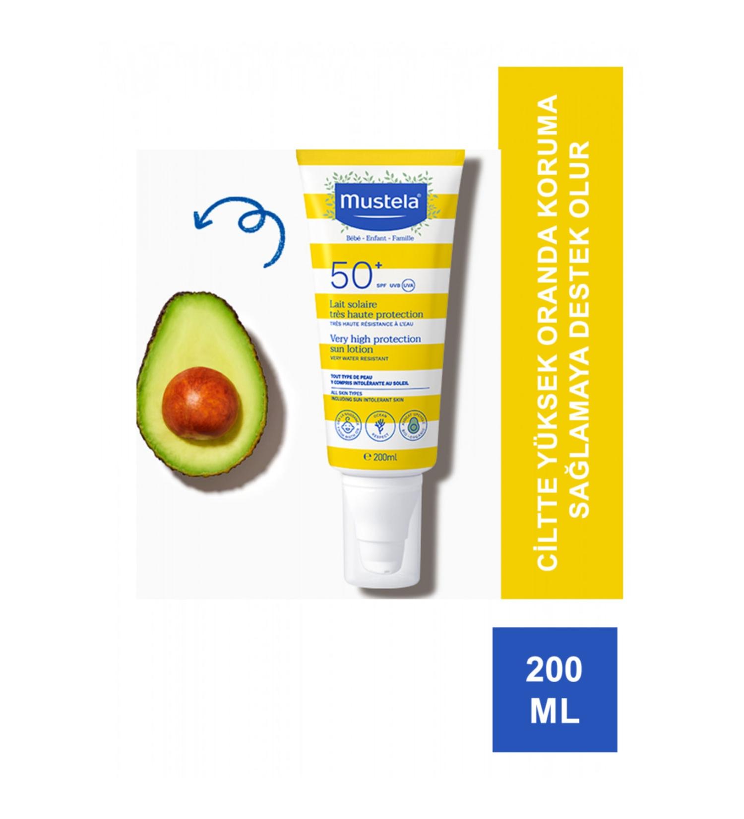 Mustela Very High Protection Sun Lotion Spf50 200ml